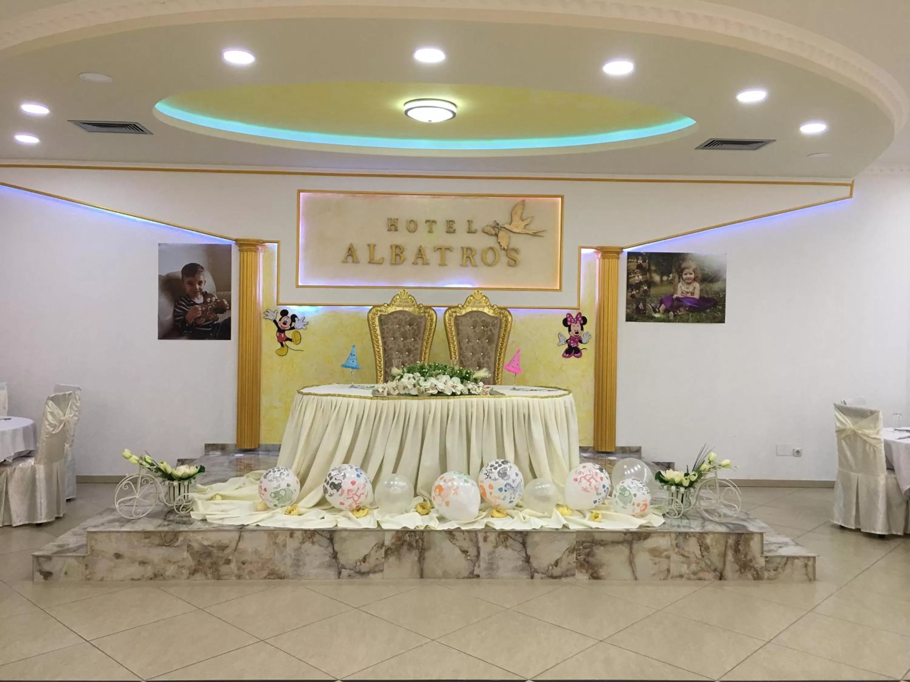 Decorative detail, Banquet Facilities in Hotel Albatros