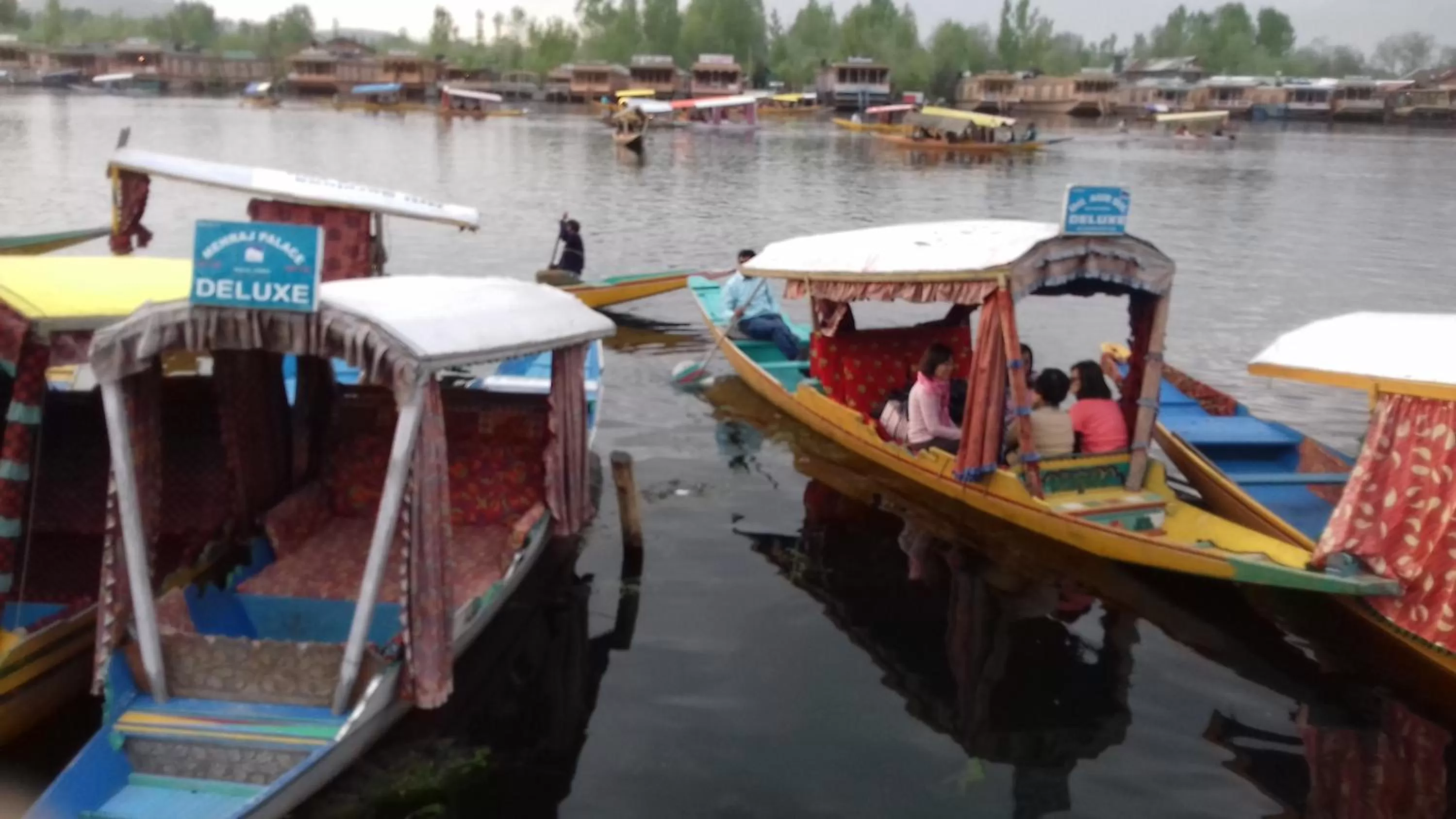 Swimming pool in Houseboat Zaindari Palace