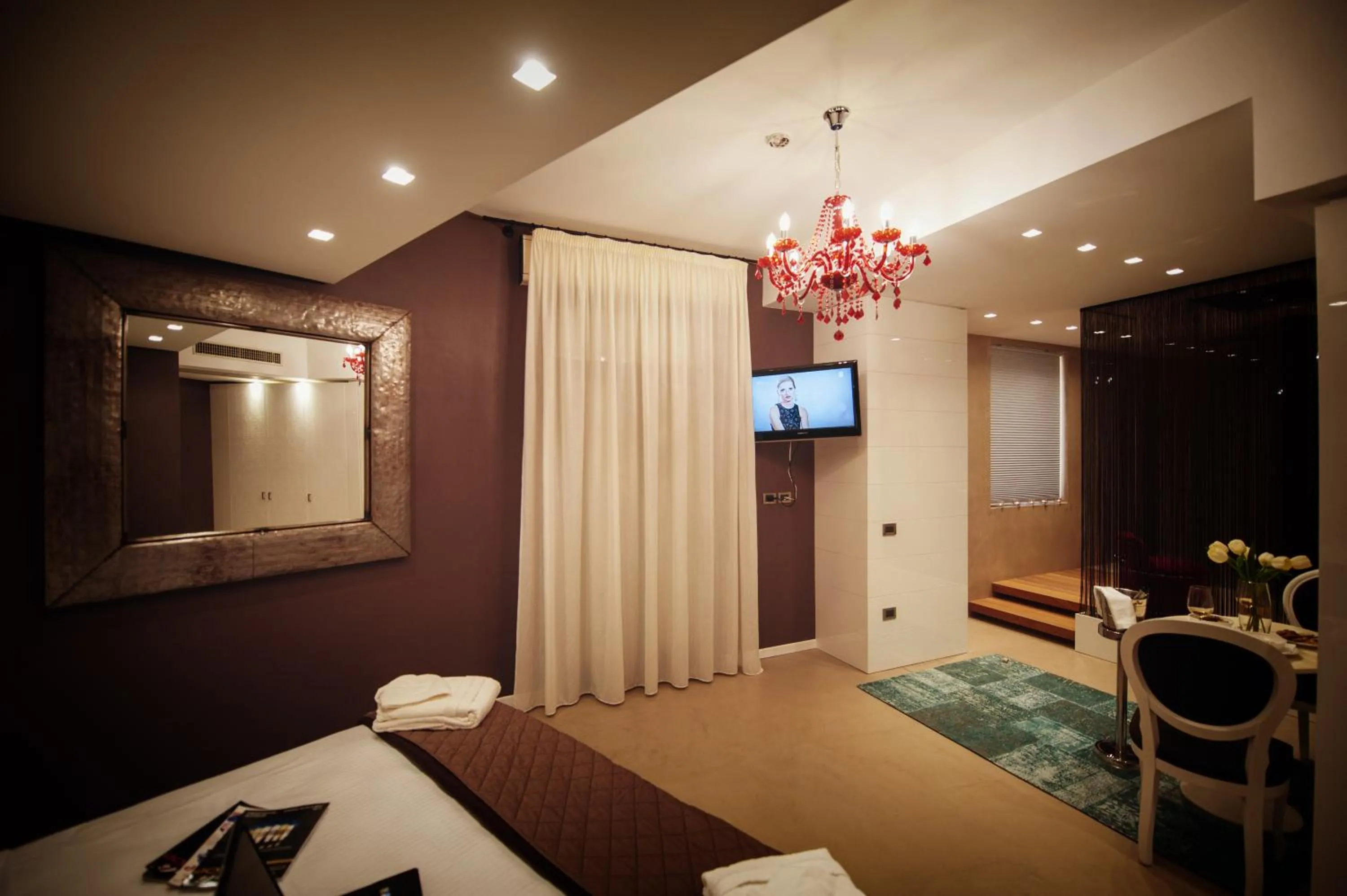 Bed in Gran Paradiso Hotel Spa