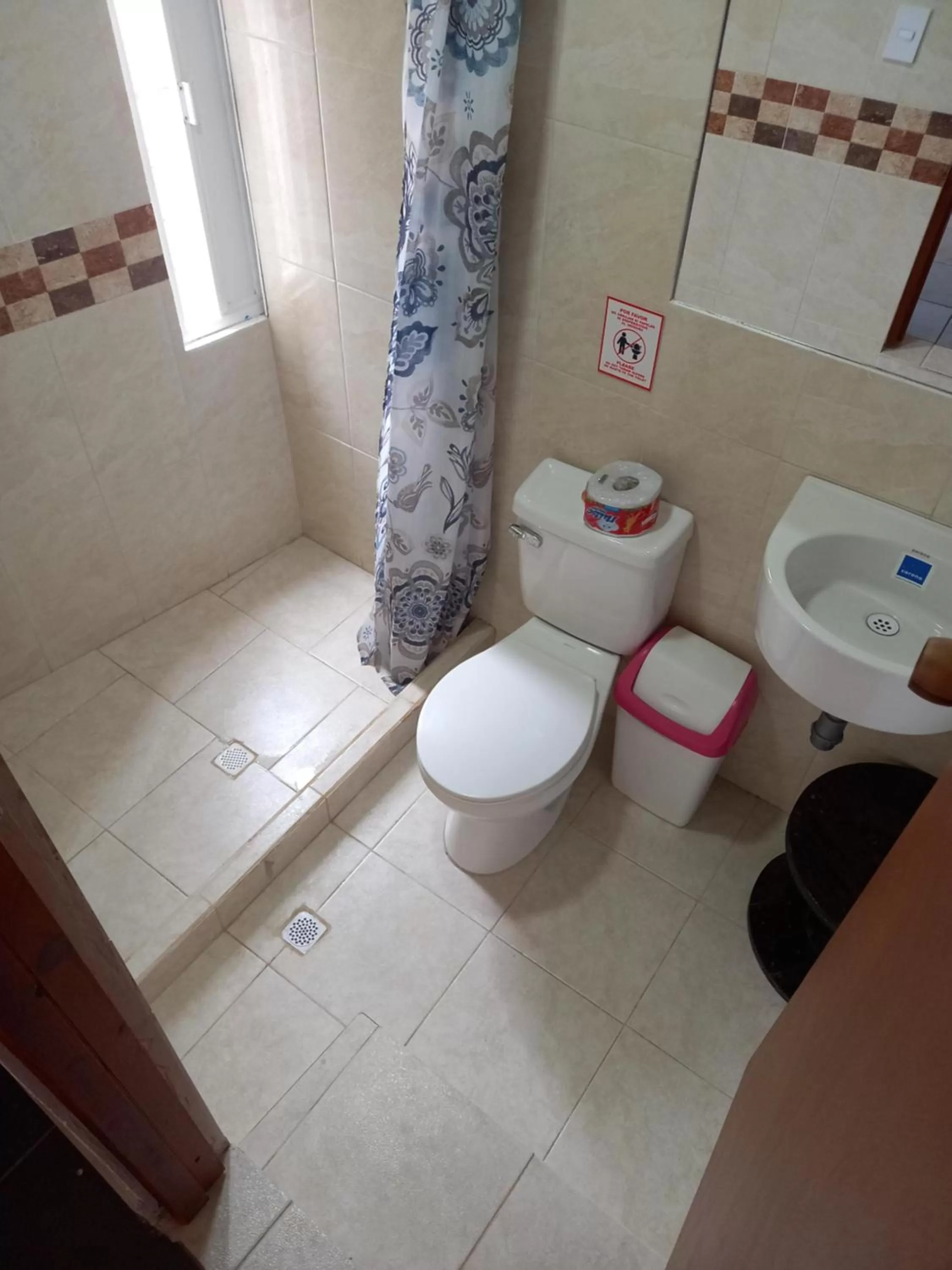 Bathroom in The Rock House Eco