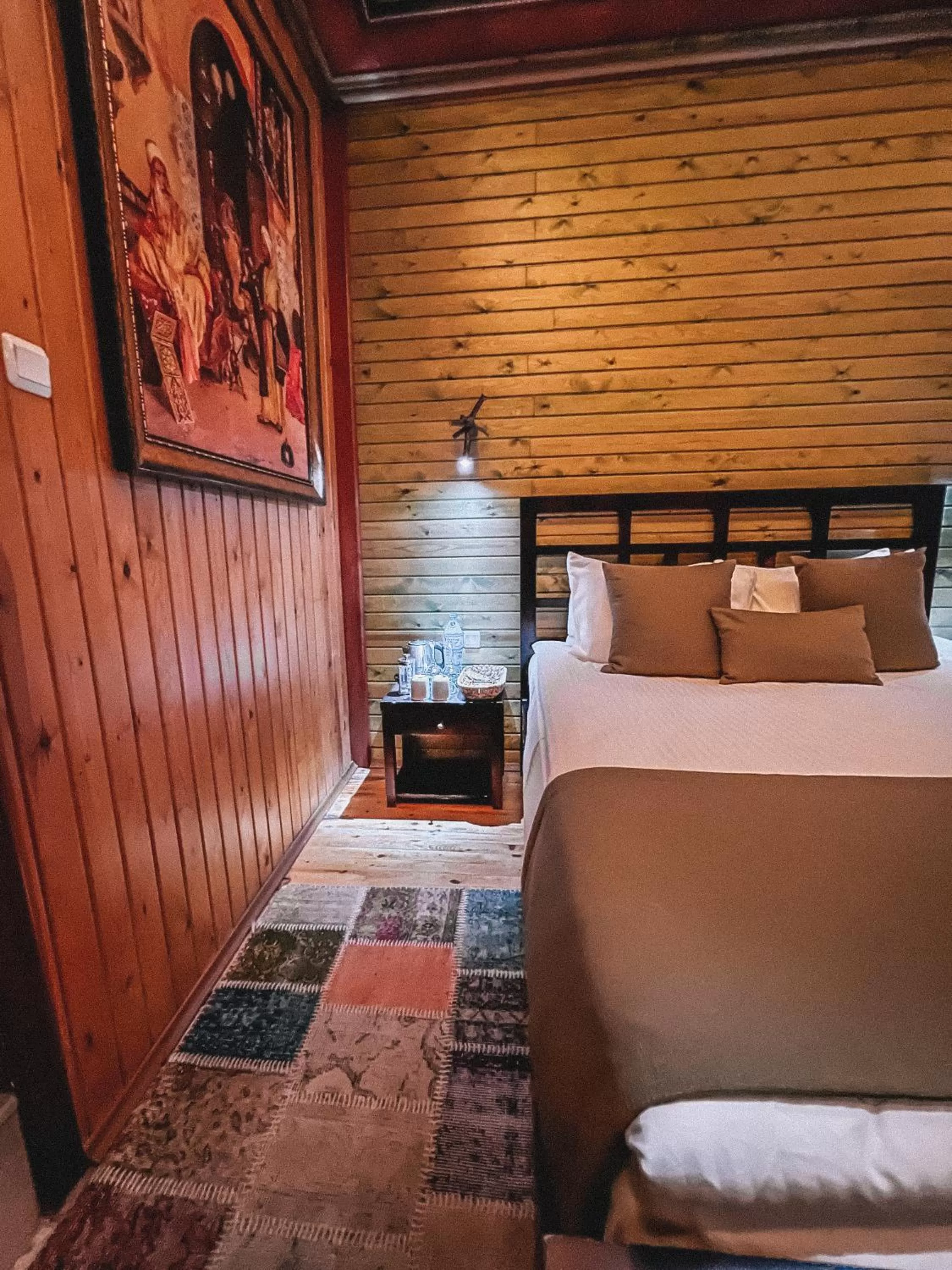 Bed in Local Cave House