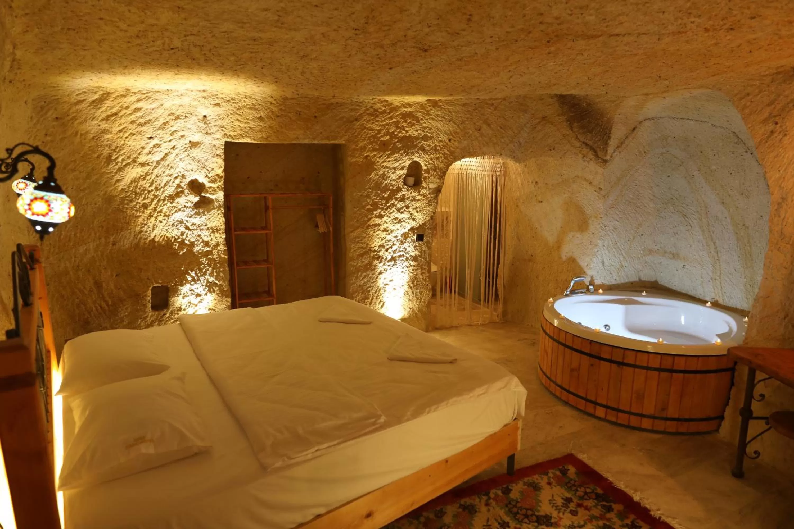 Bed in Atax Cave Hotel