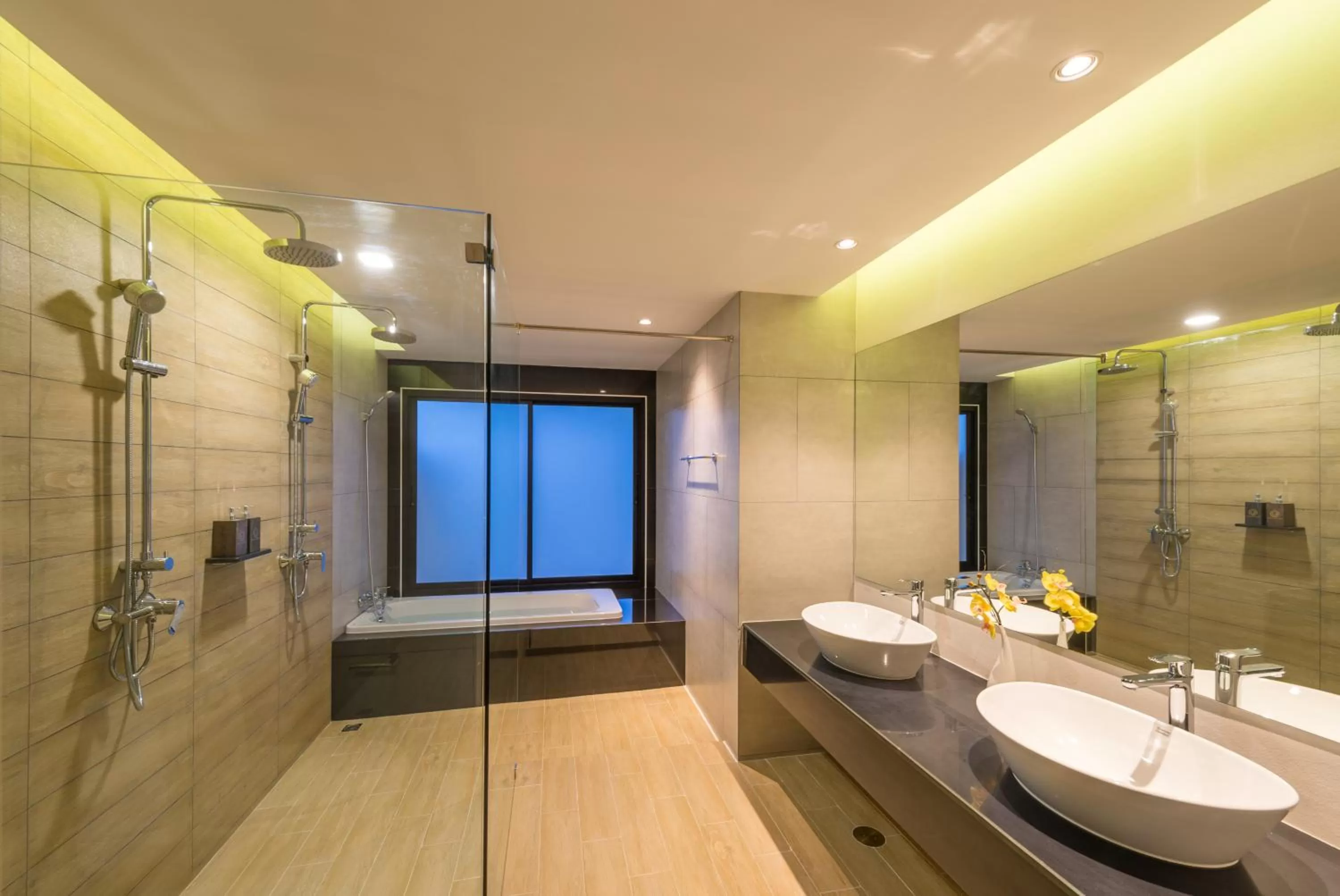 Shower in Cher​mantra​ Aonang​ Resort & Pool​ Suite