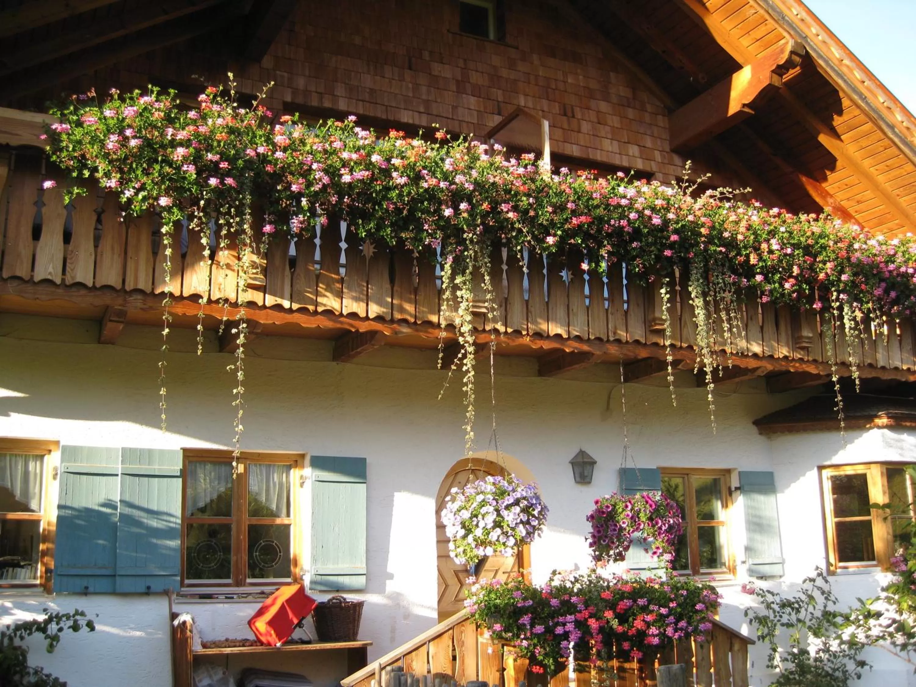 Balcony/Terrace in Suzanne's B&B & Gardens