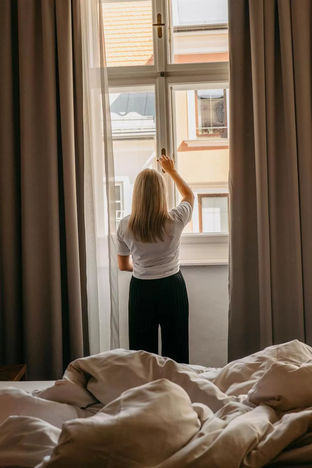 Property building, Bed in Hotel Palais26