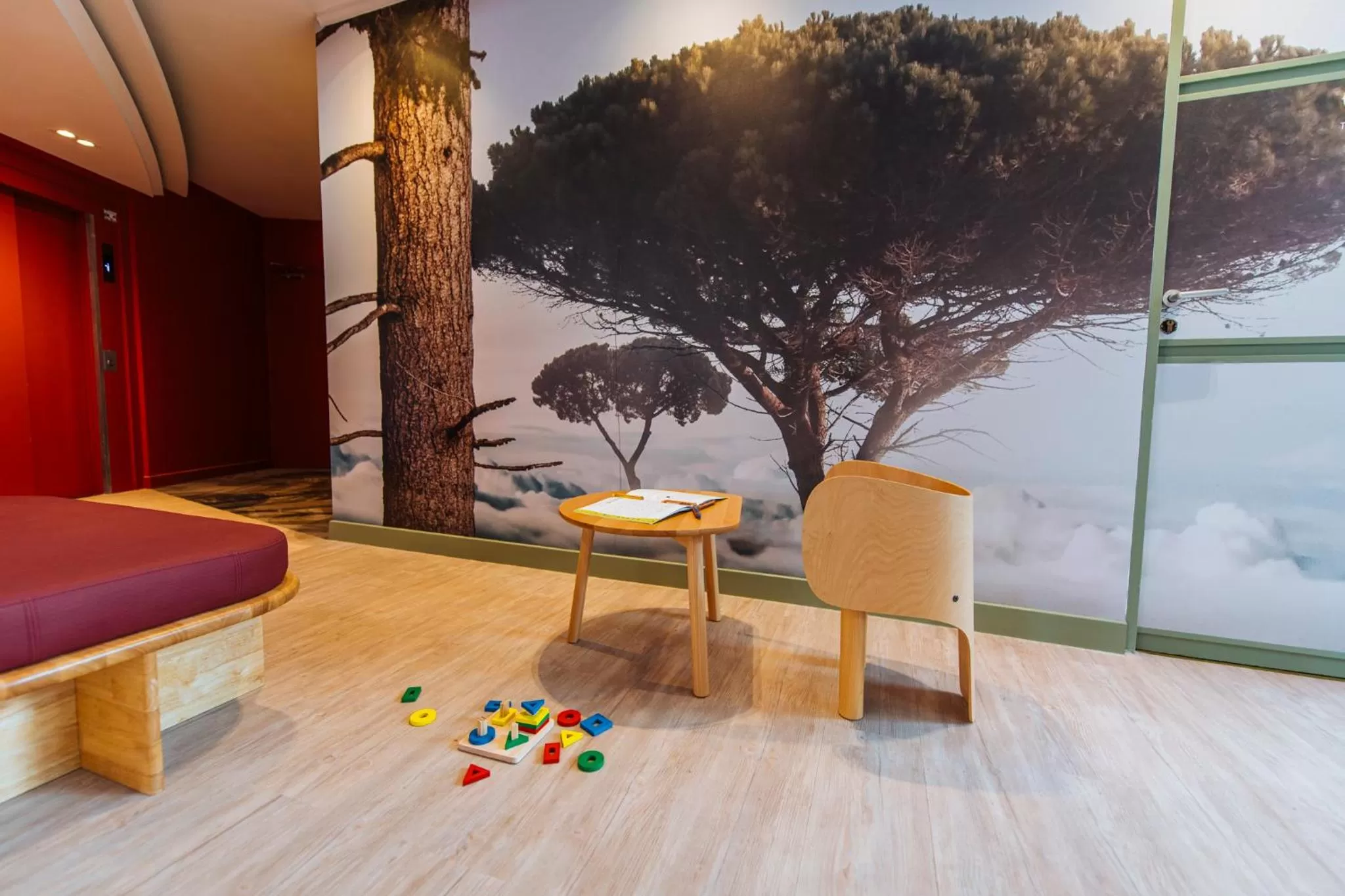 Children play ground in ibis Styles Antibes