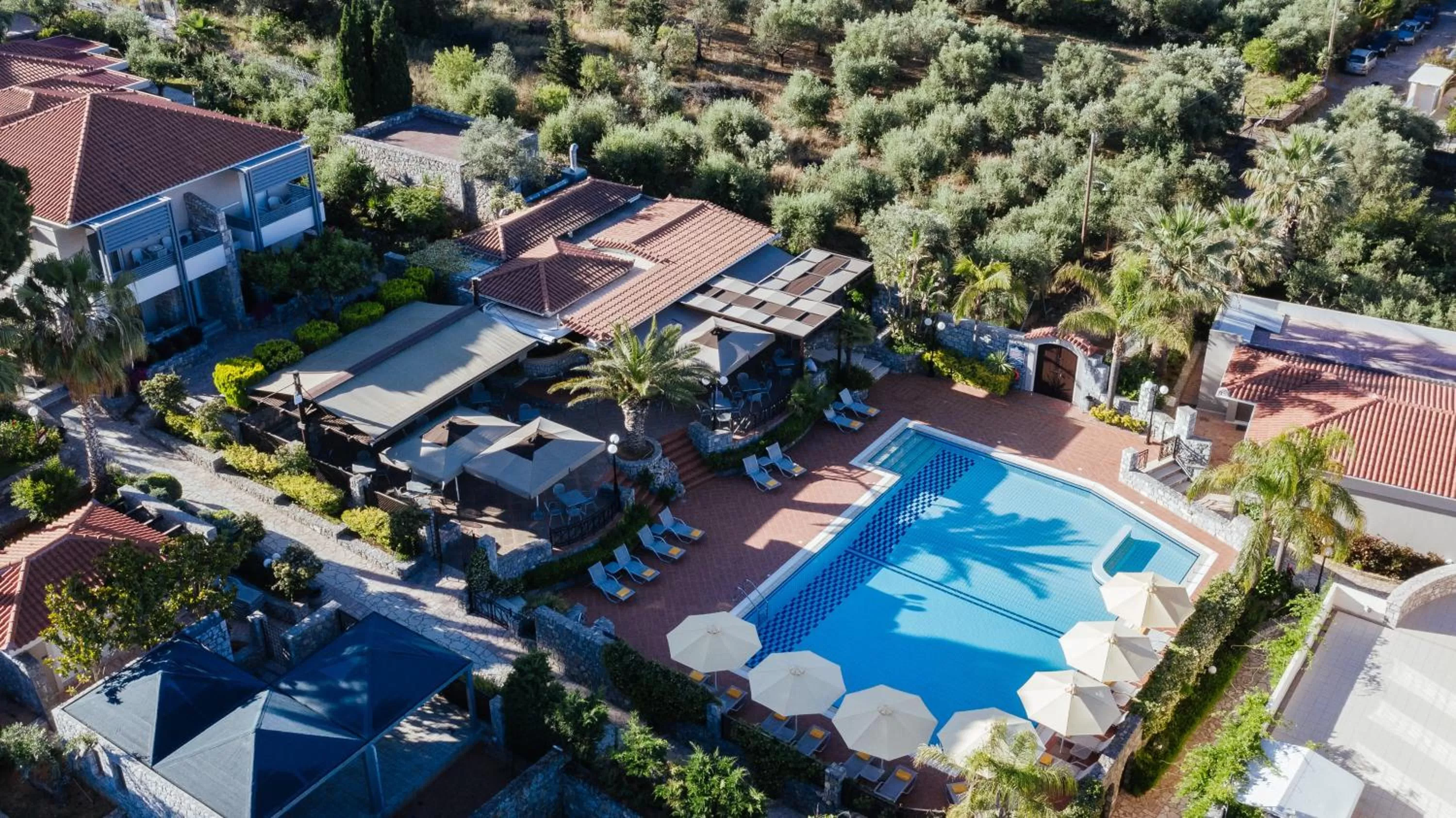 Bird's eye view in Akti Taygetos - Conference Resort