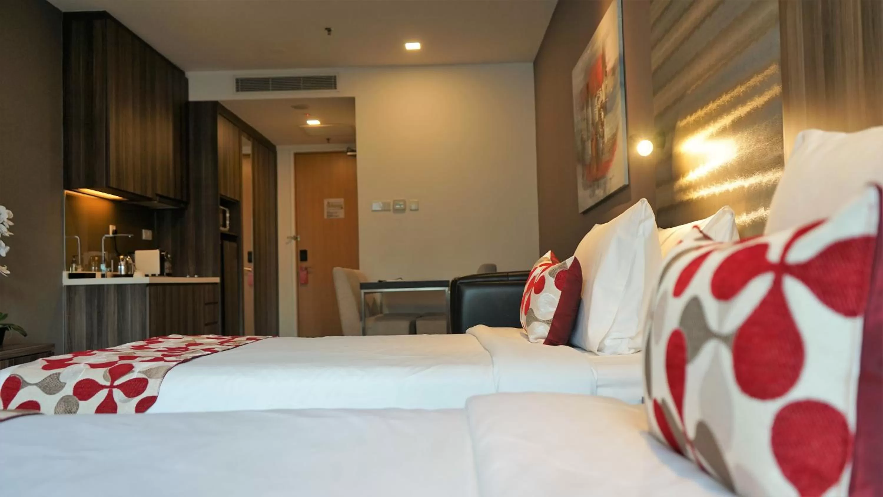 Bed in Ramada Suites by Wyndham Kuala Lumpur City Centre
