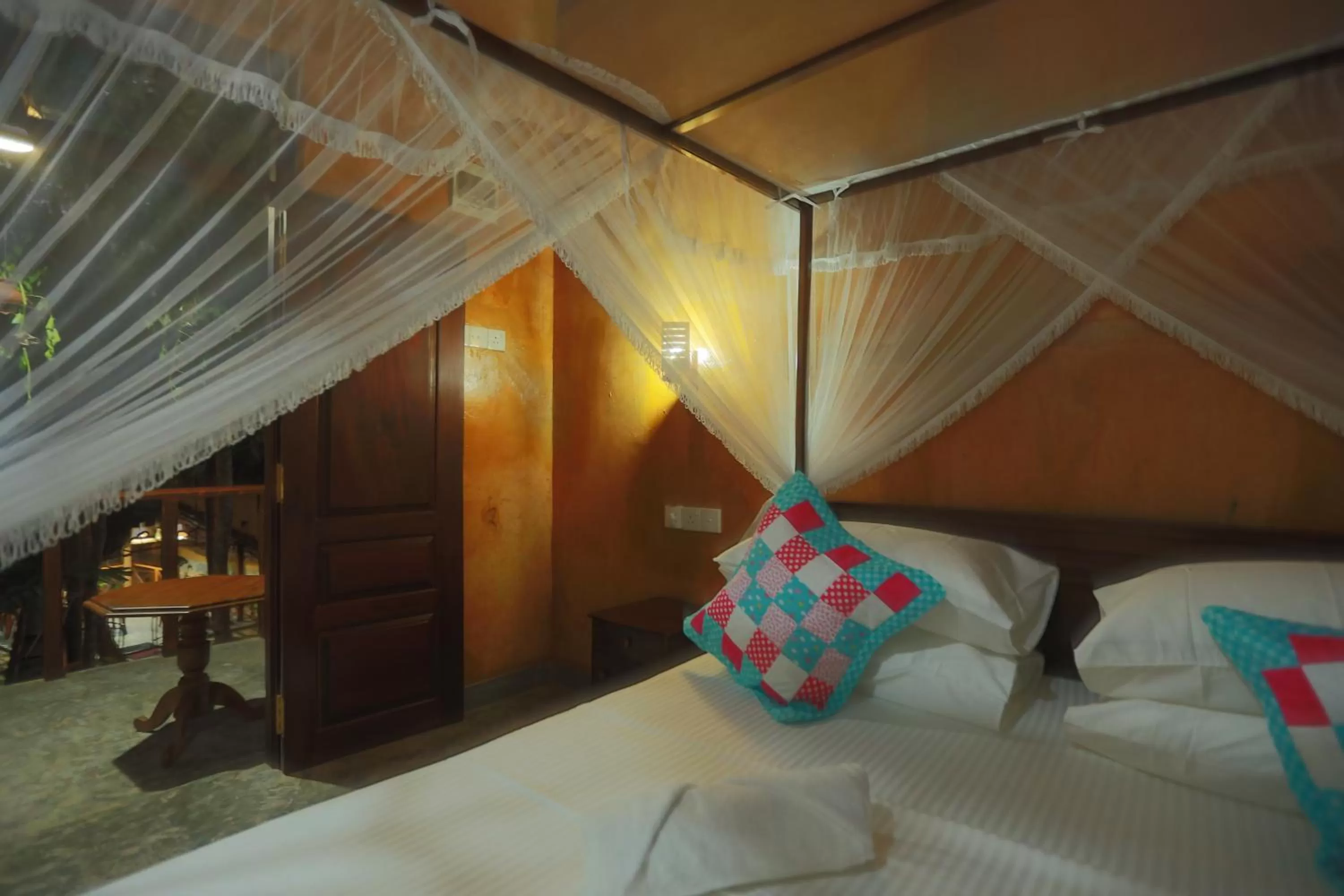 Bedroom, Bed in Limecabanas-srilanka