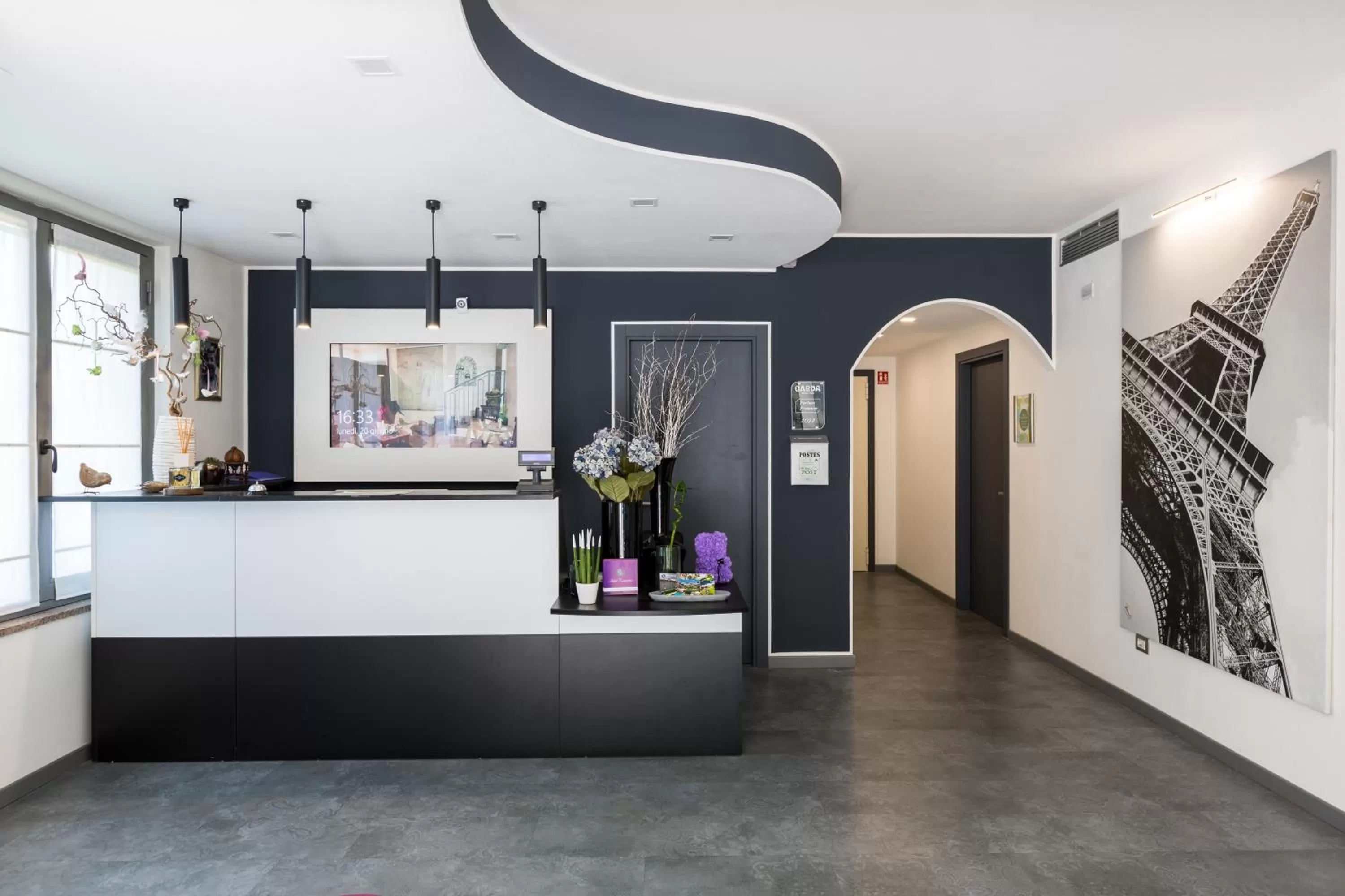 Lobby or reception in Hotel Canarino