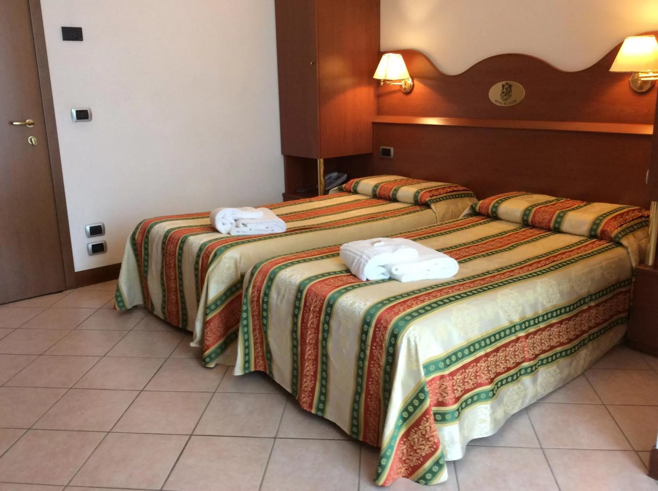 Bedroom, Bed in Hotel Pizzeria Ristorante "Al Leone"