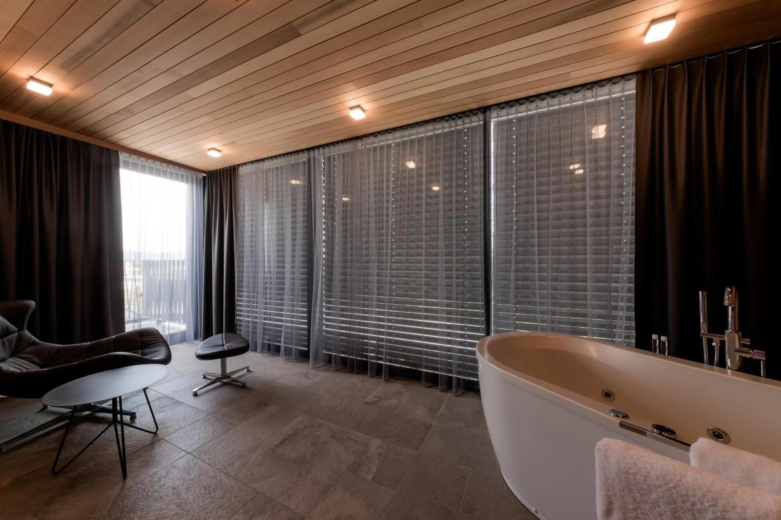 Seating area in Hotel Nox