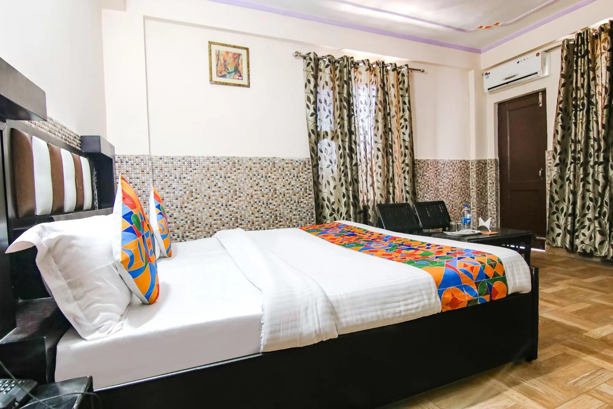 Living room, Bed in FabHotel Prime Wonder World Resort