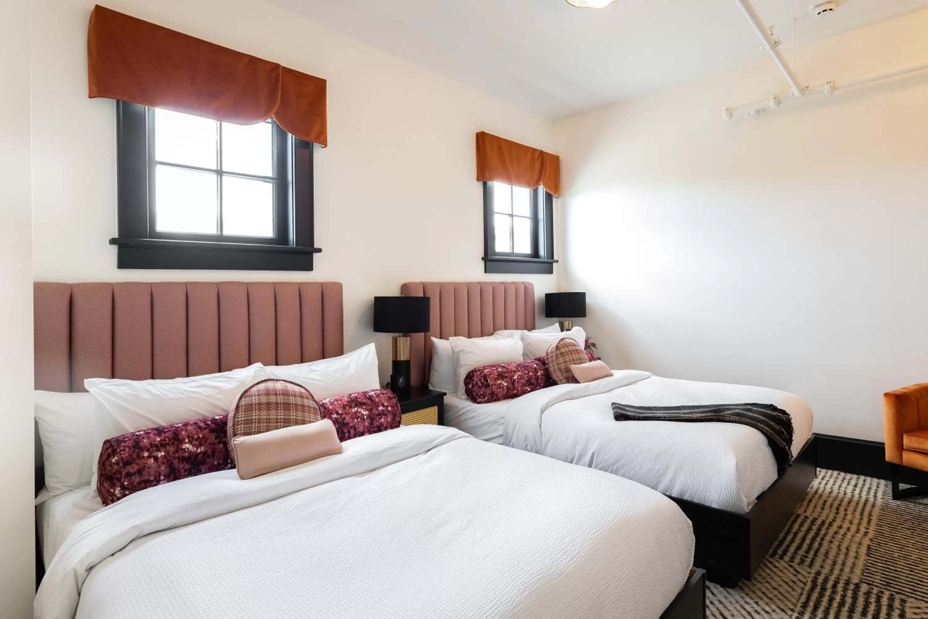 Bed in Hotel Thaxter