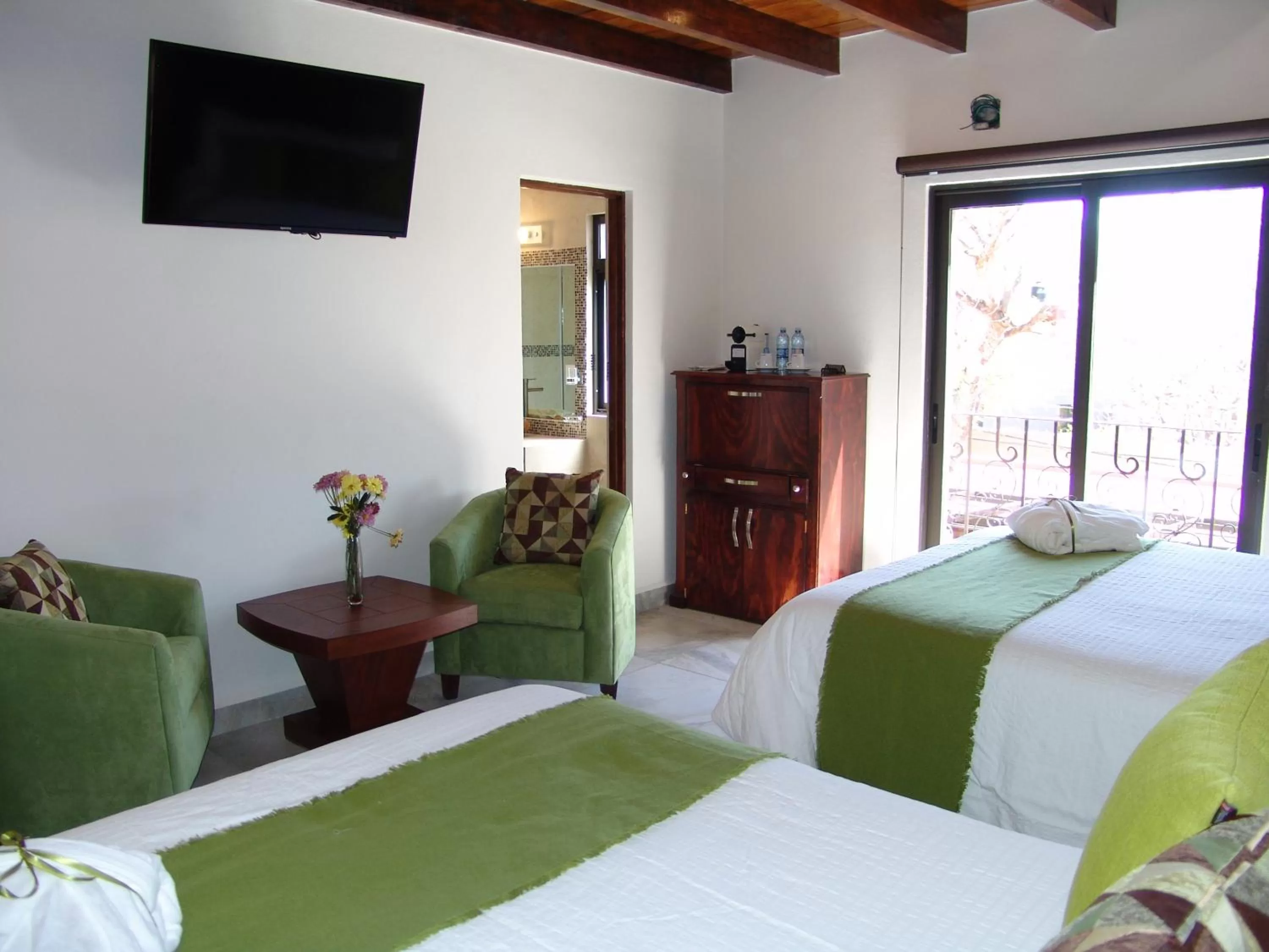 Bed in Hotel Casa Don Quijote