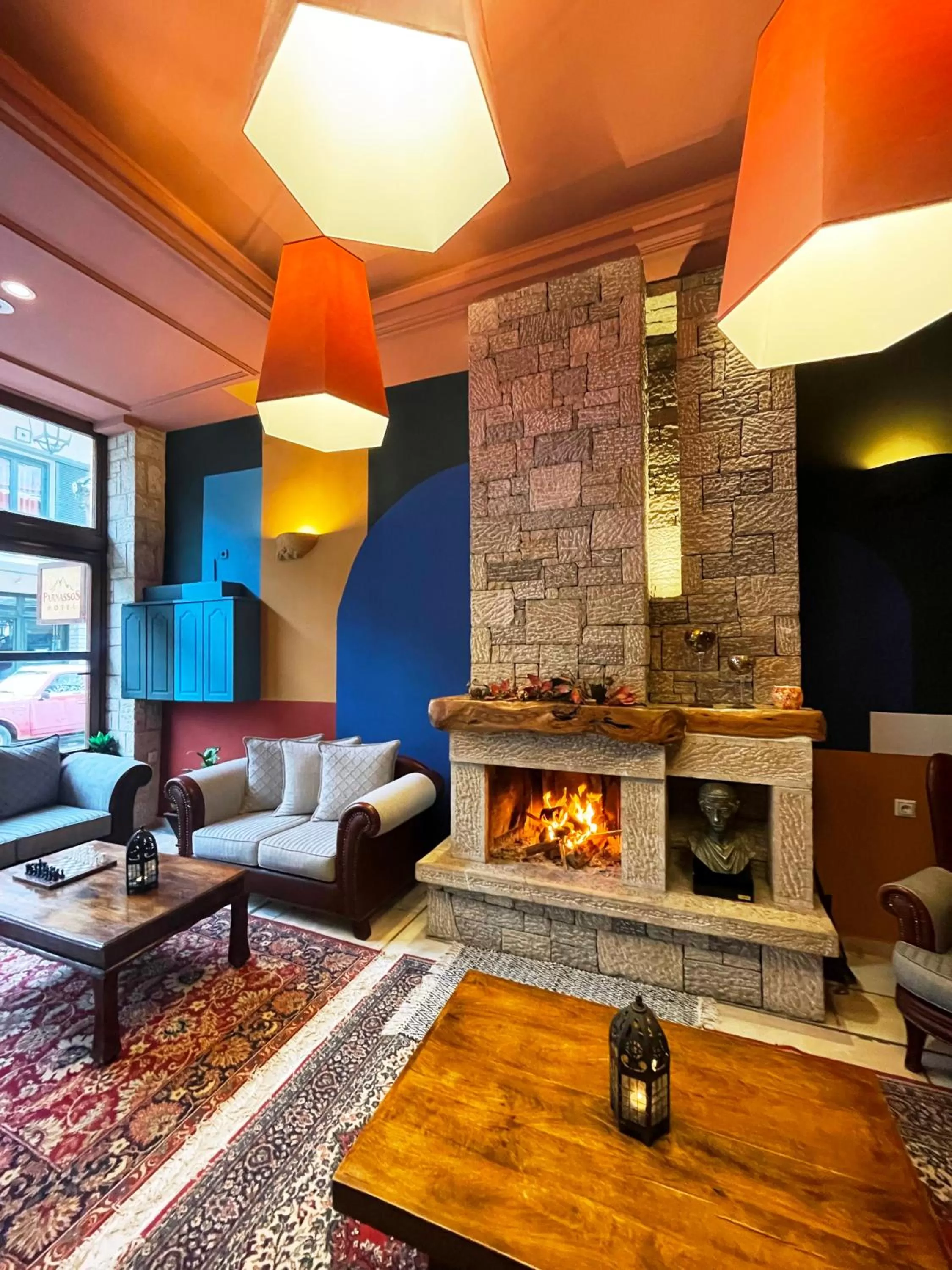 Living room in Parnassos Delphi Hotel