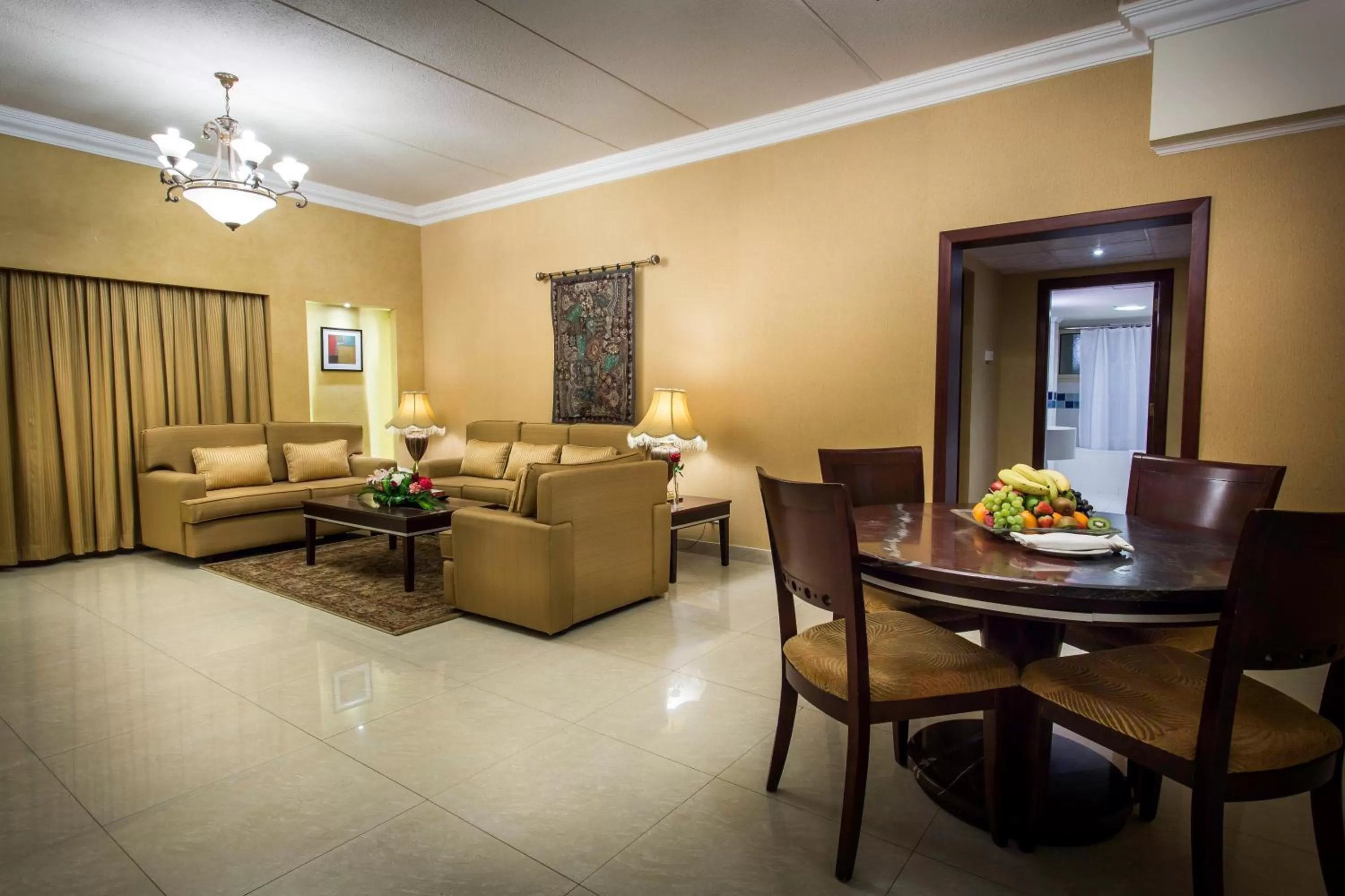 Living room in Eastyard Dammam Hotel - Formerly Ramada by Wyndham Dammam