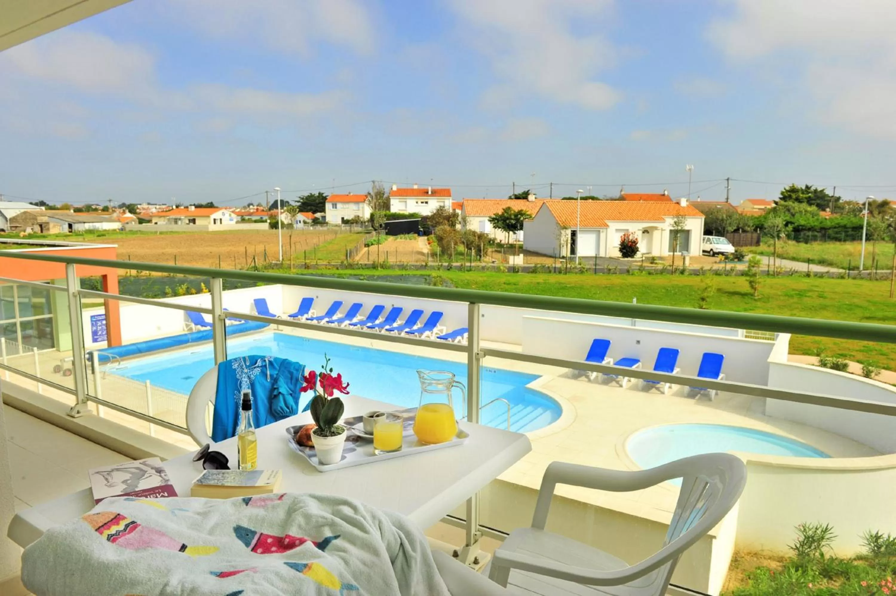 Balcony/Terrace in Résidence Goélia La Grande Plage