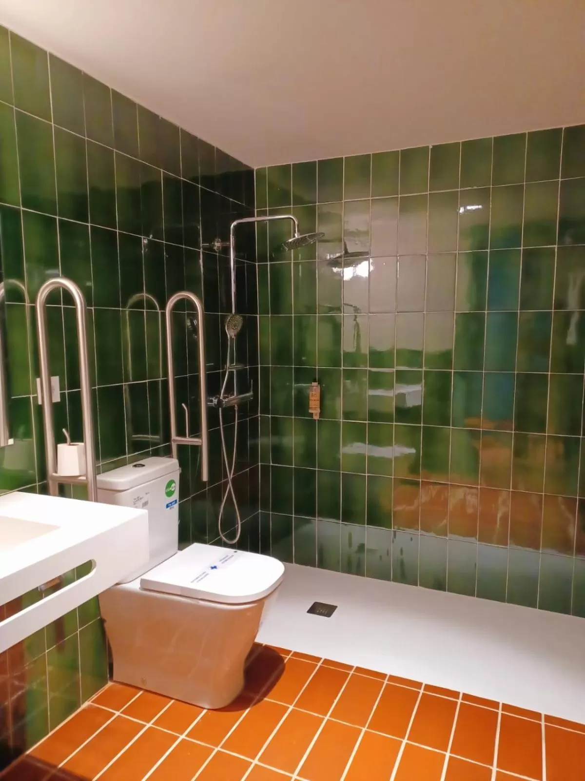 Shower in Terra Aurea Aparthotel