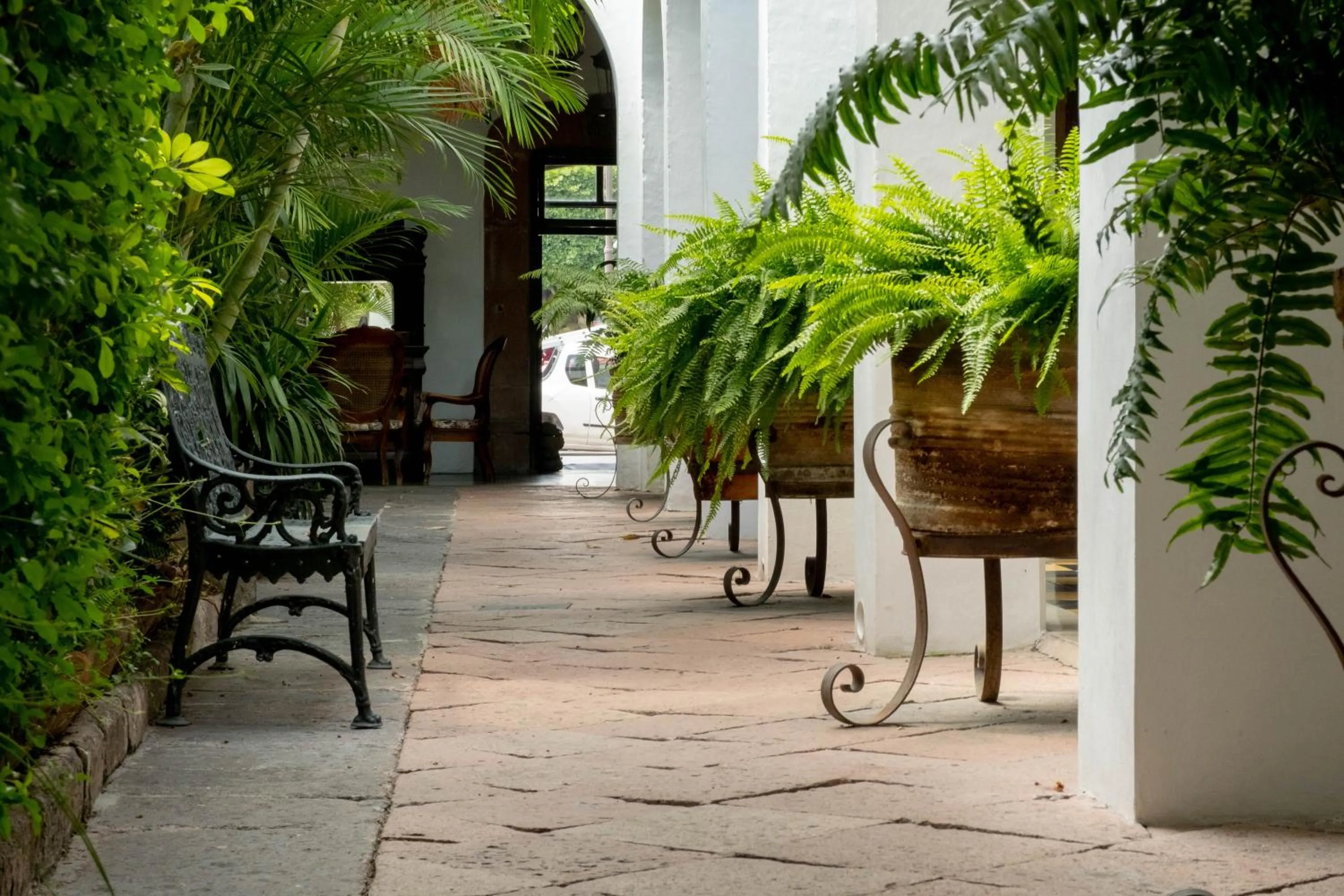 Patio in Hotel Layseca