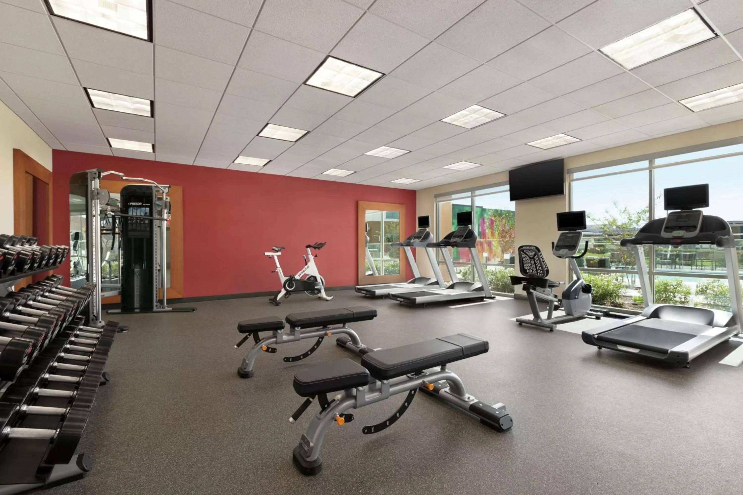 Fitness centre/facilities in Homewood Suites by Hilton Houston NW at Beltway 8