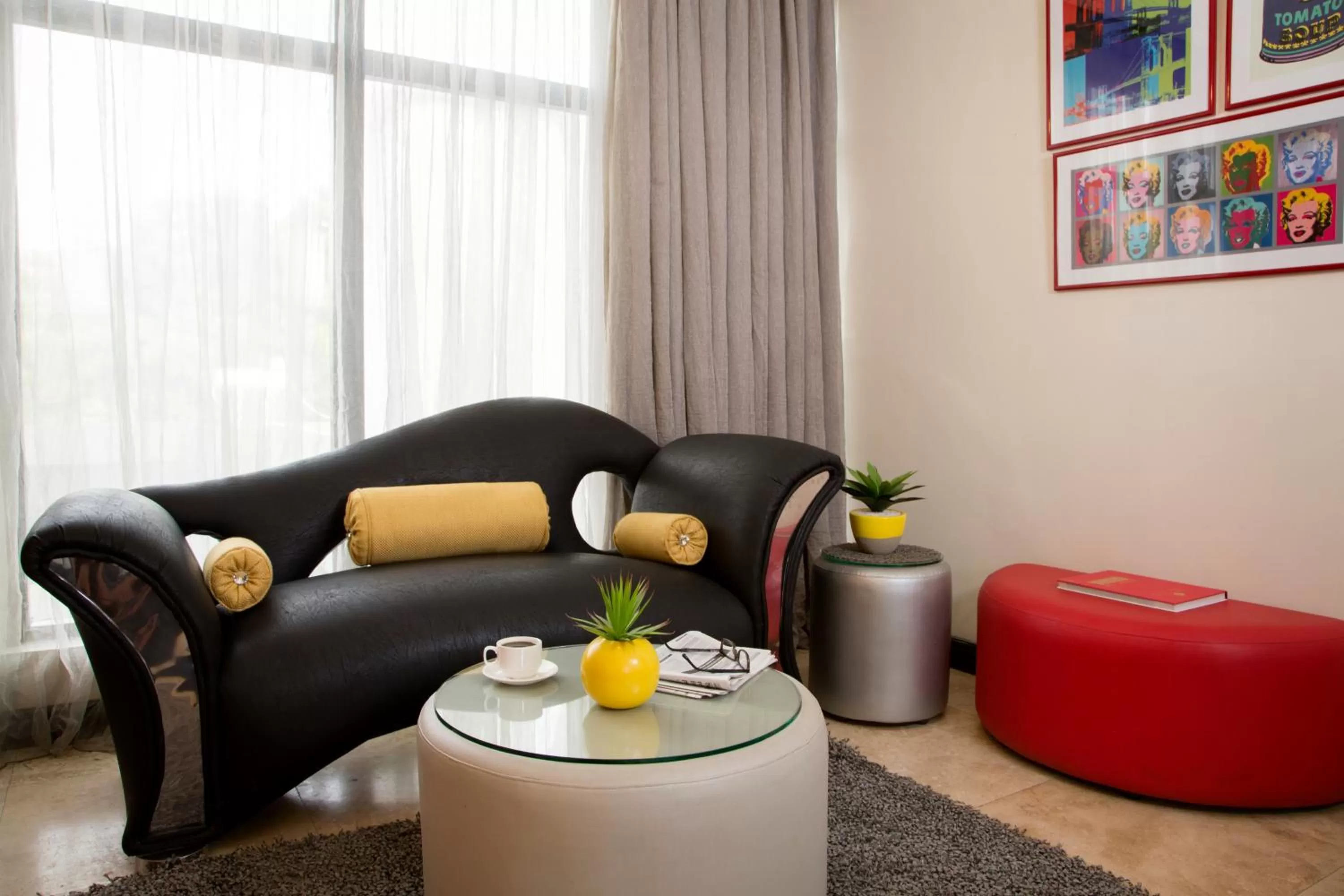 Living room in Villa Monticello Boutique Hotel