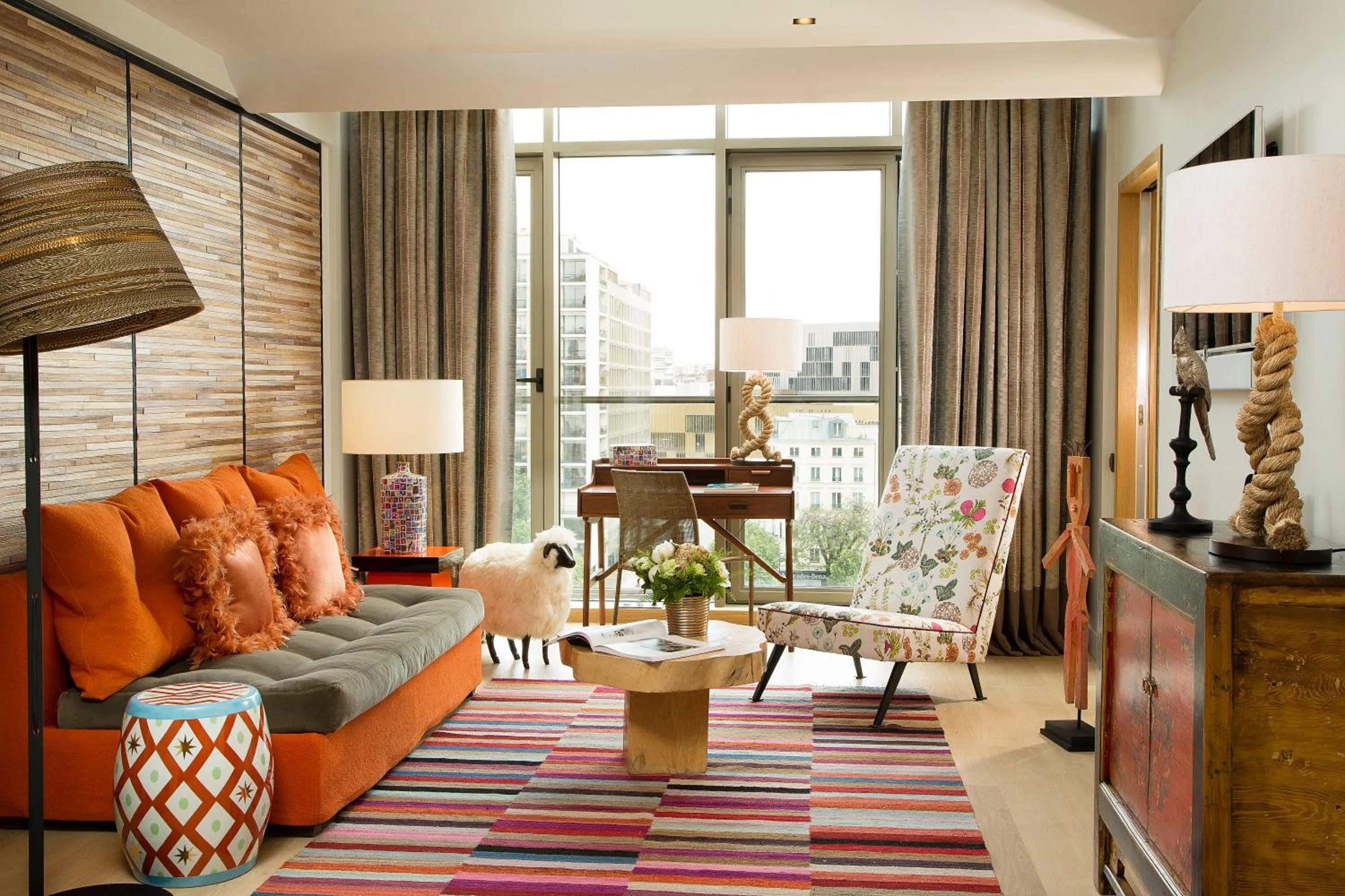 Living room in Goralska Résidences Paris Bastille