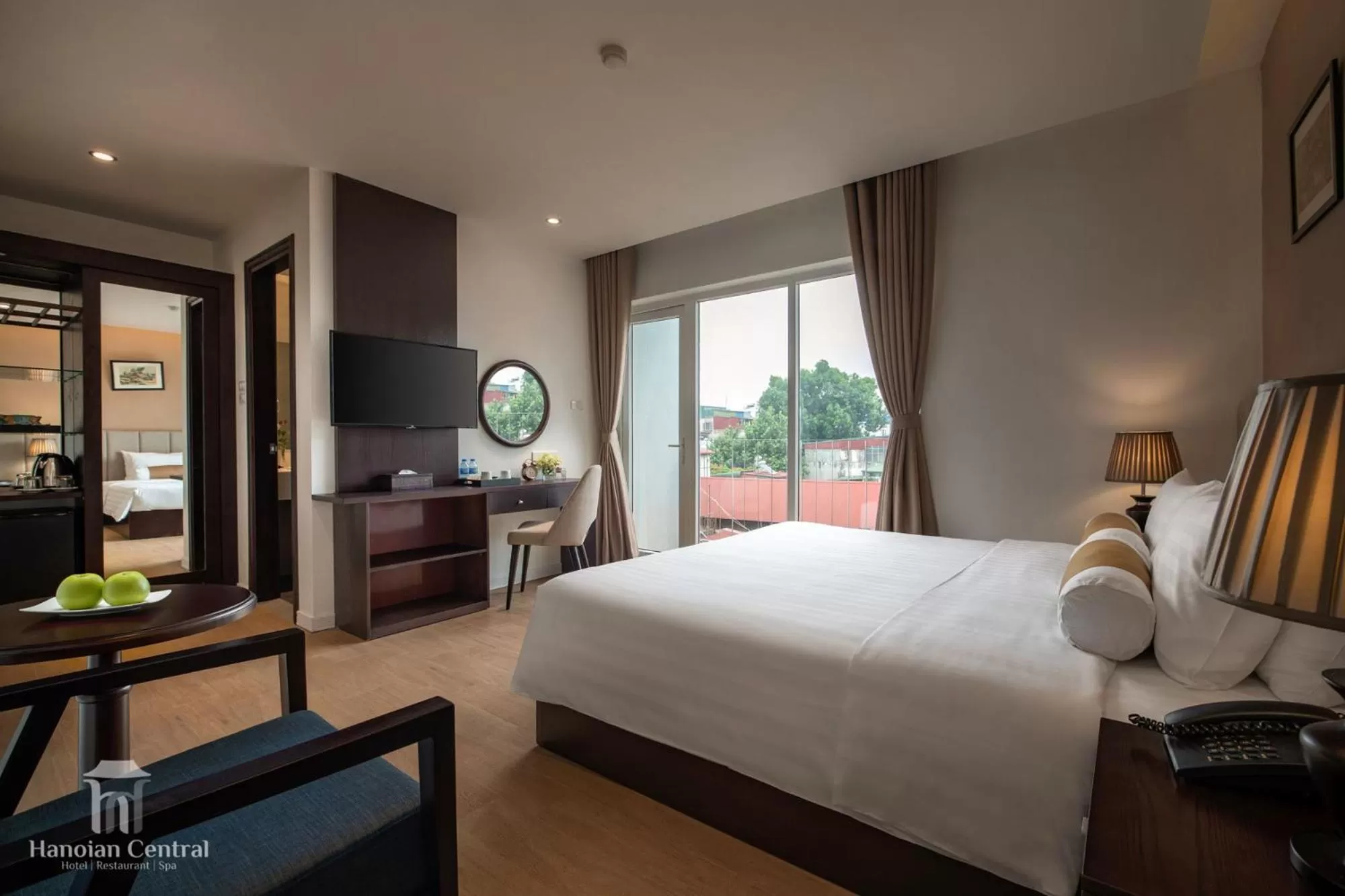 Photo of the whole room, Bed in Hanoian Central Hotel & Spa