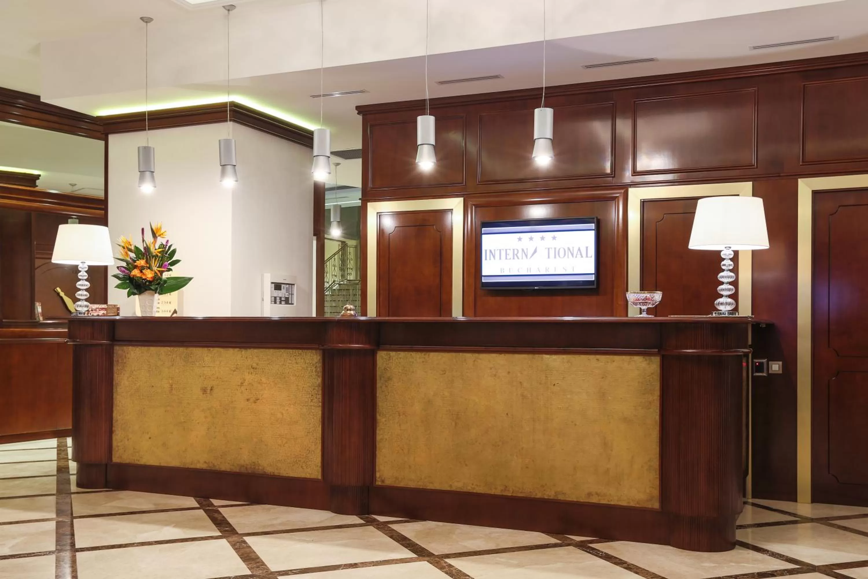 Lobby or reception in Hotel International Iasi