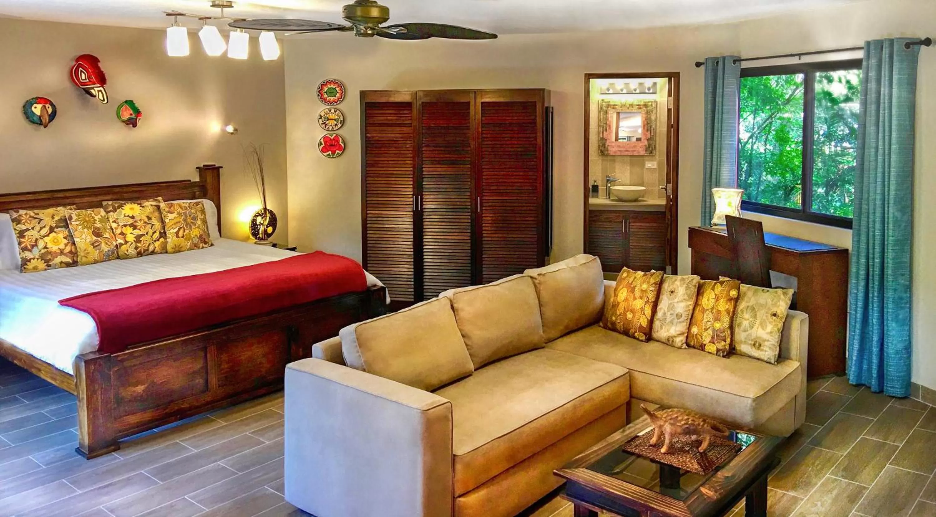 Patio in Boquete Garden Inn