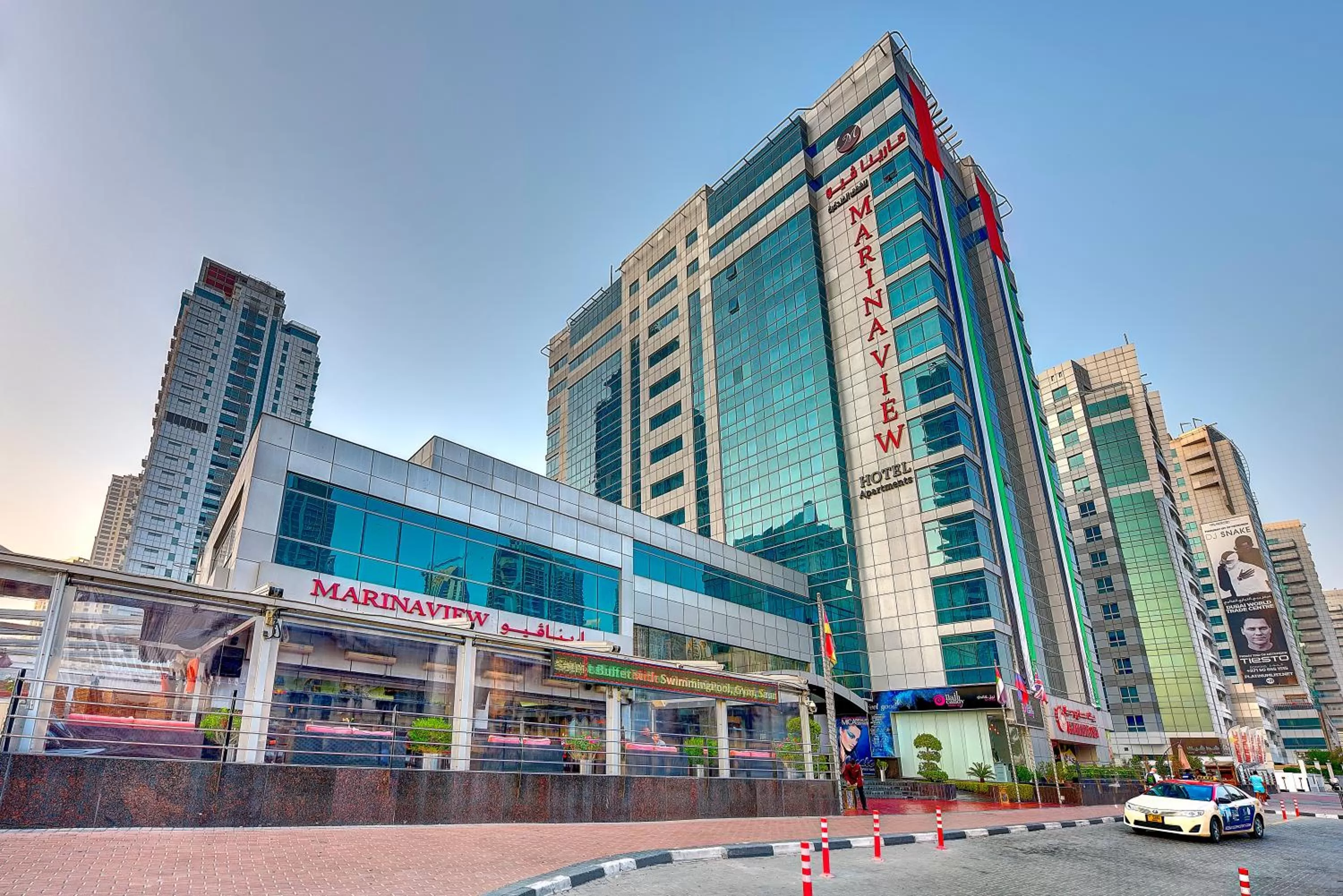 Property building in Marina View Deluxe Hotel Apartment