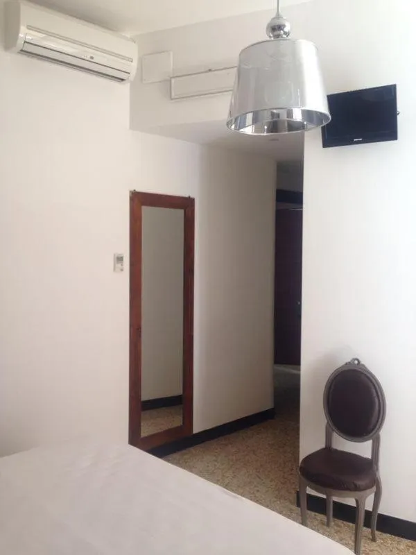 Decorative detail, Bed in Hotel Bologna