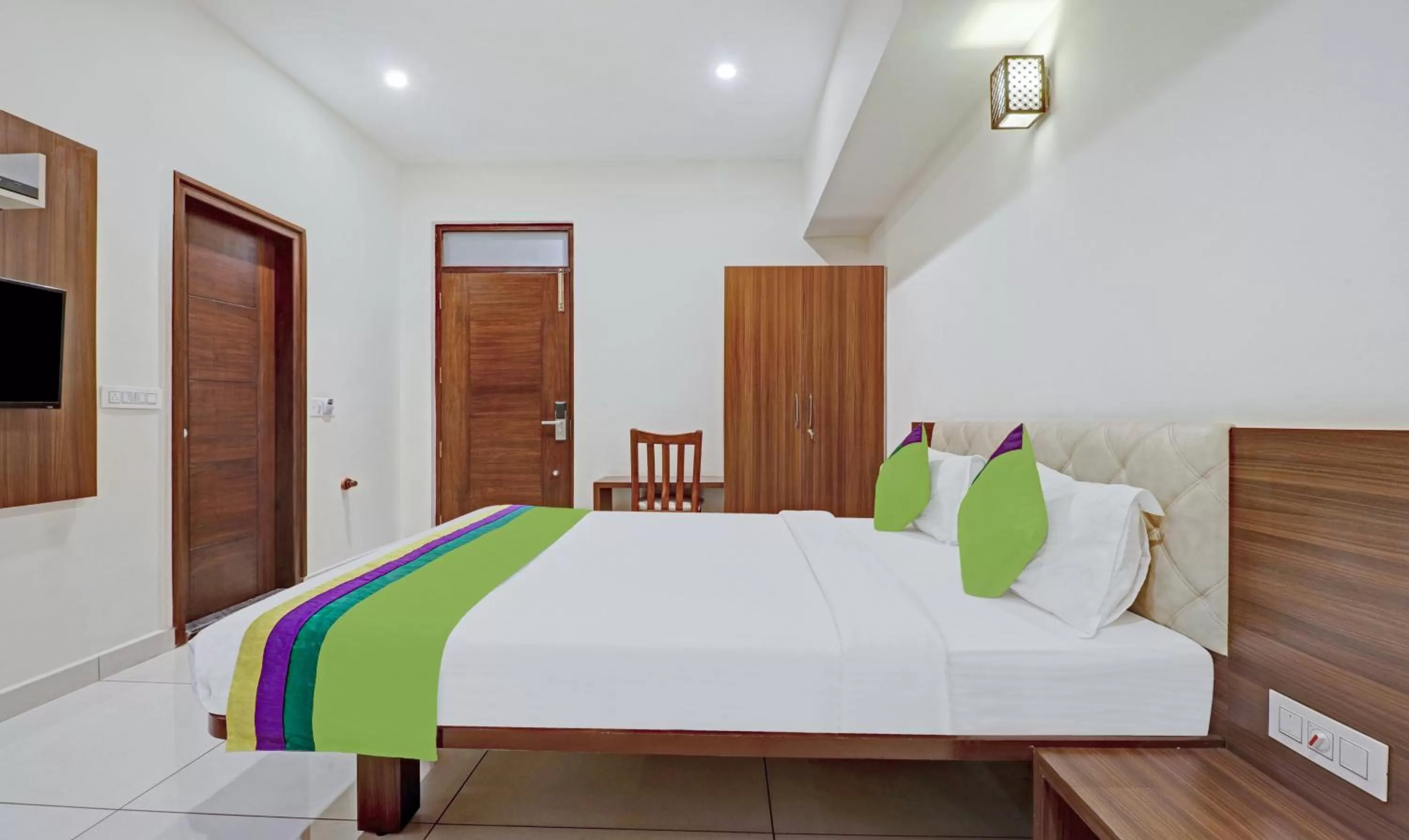 Bedroom, Bed in Treebo RJ Residency