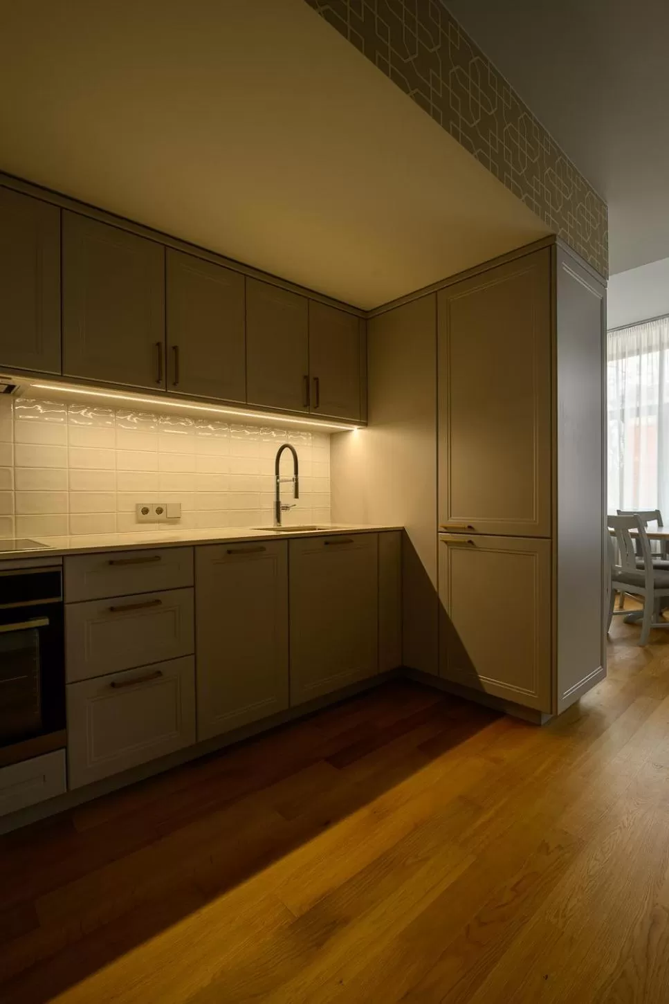 Kitchen or kitchenette, Kitchen/Kitchenette in Roze Kūrmājas Residence