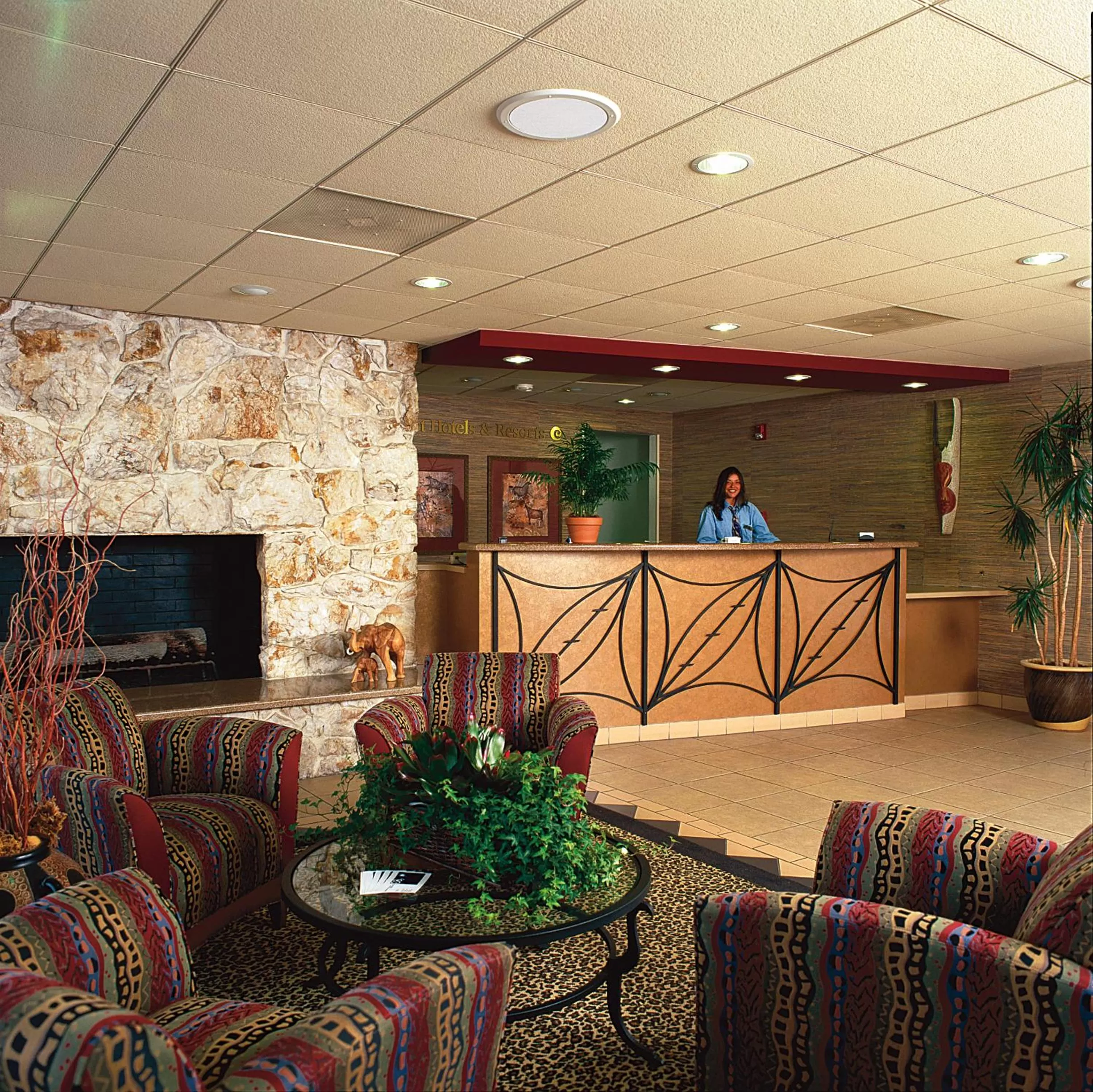 Lobby or reception in Safari Inn Burbank-Universal, a Coast Hotel