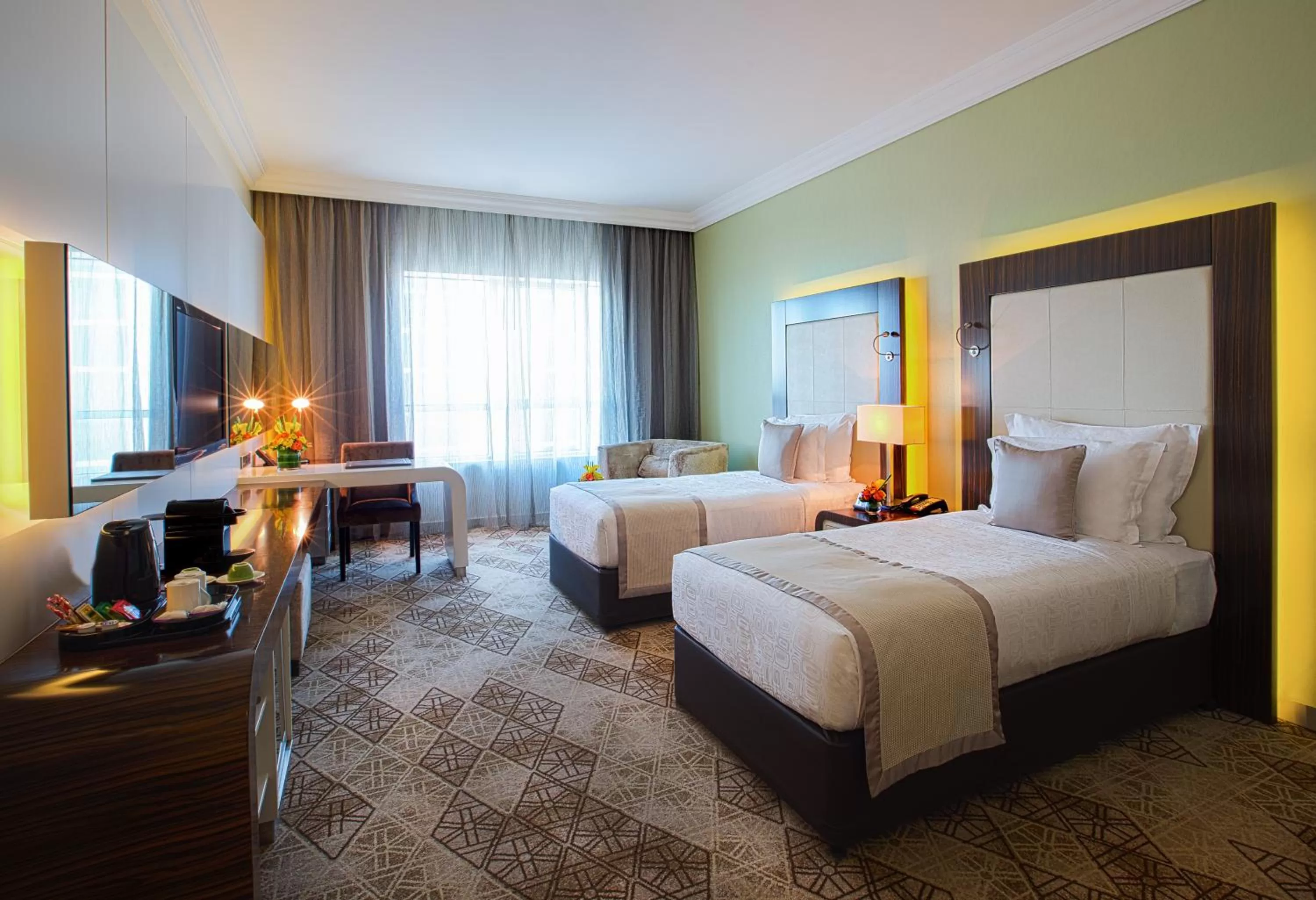 TV and multimedia, Bed in Elite Byblos Hotel
