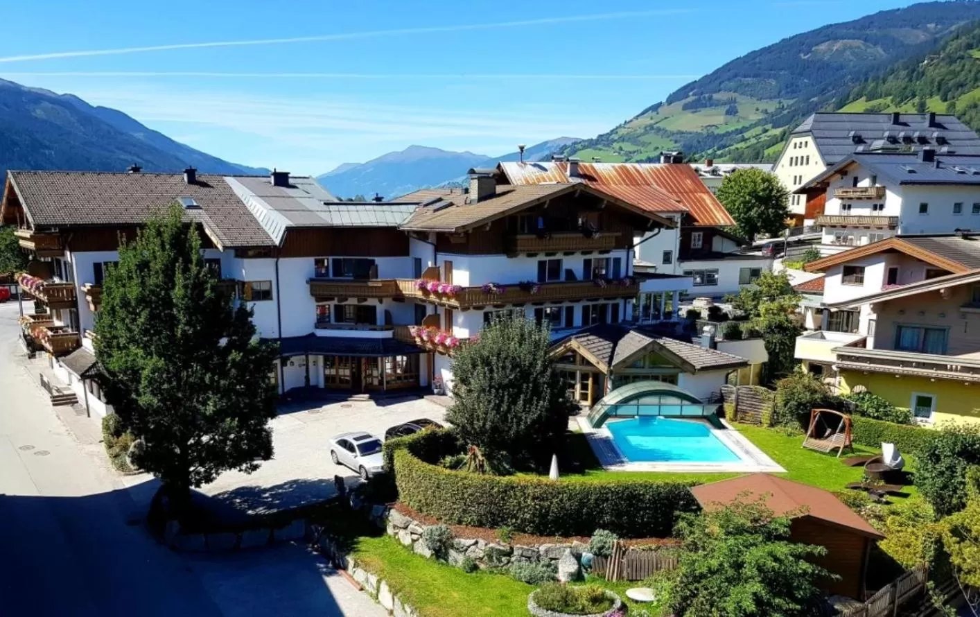 Swimming pool in Hotel in the HEART of the Alps
