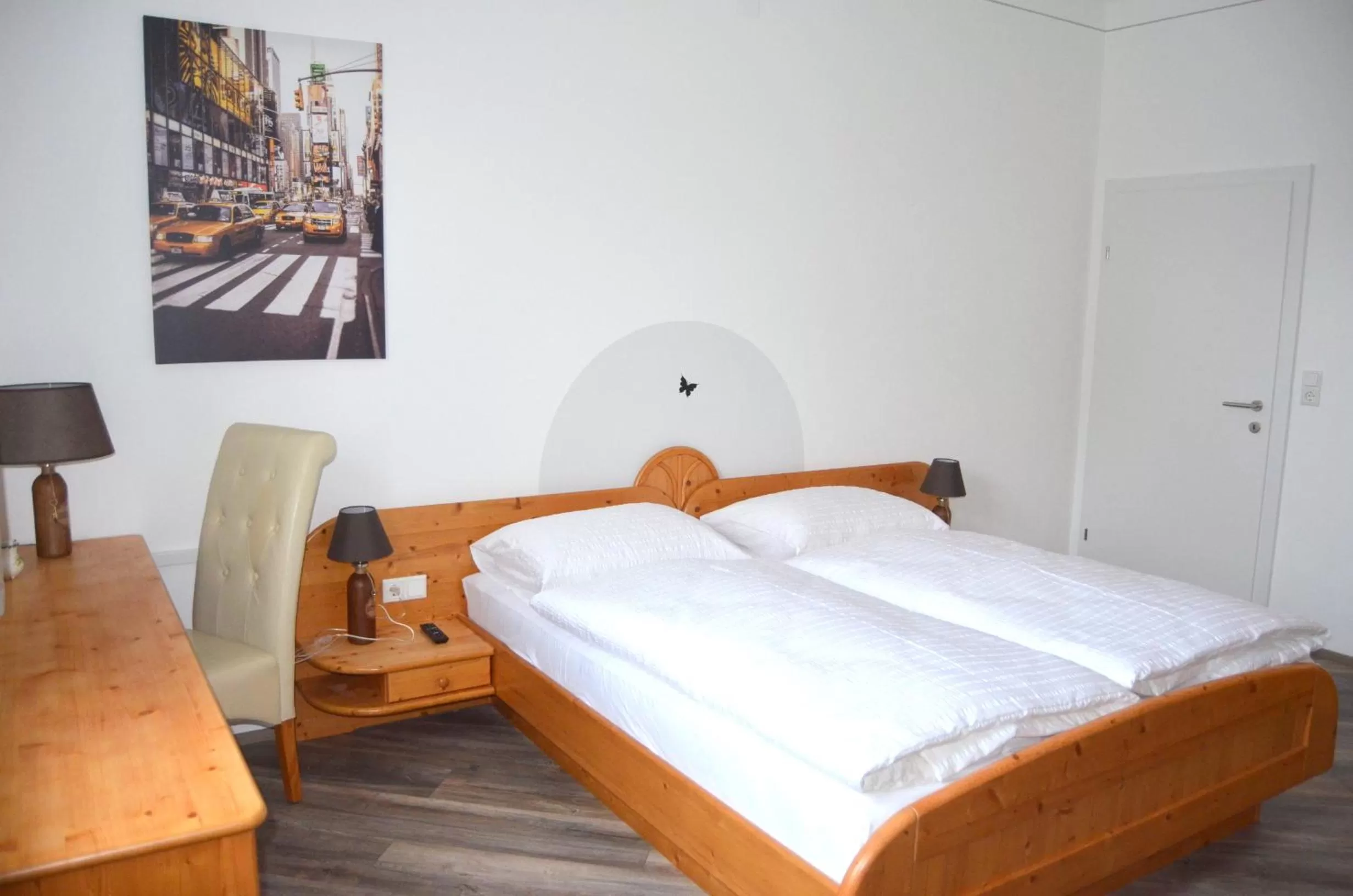 Bed in Pension zum Strell