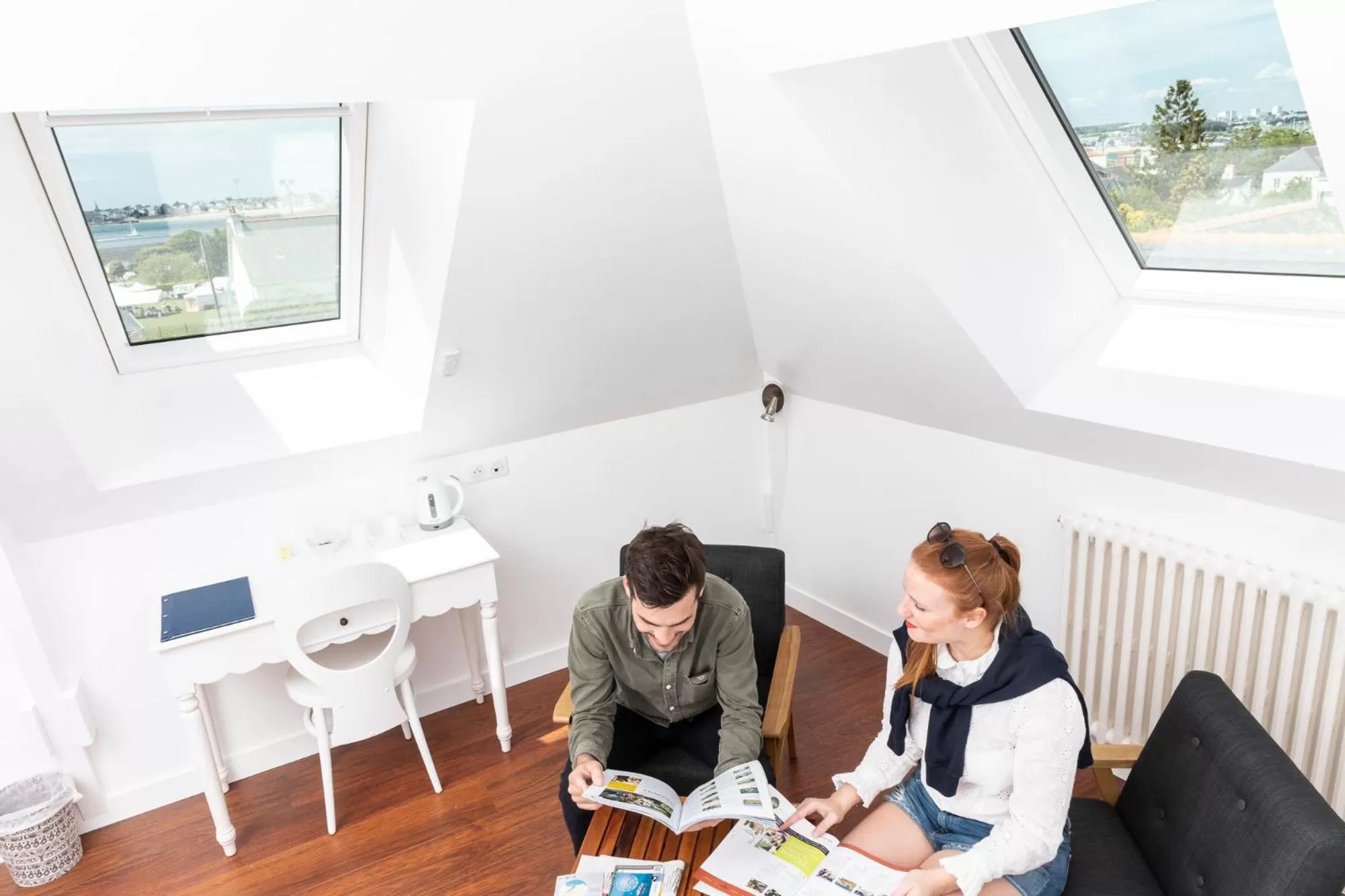 Living room in Hôtel Spa De La Citadelle Lorient