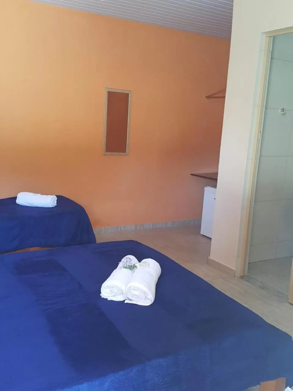 Bed in Pousada Solar Tropical