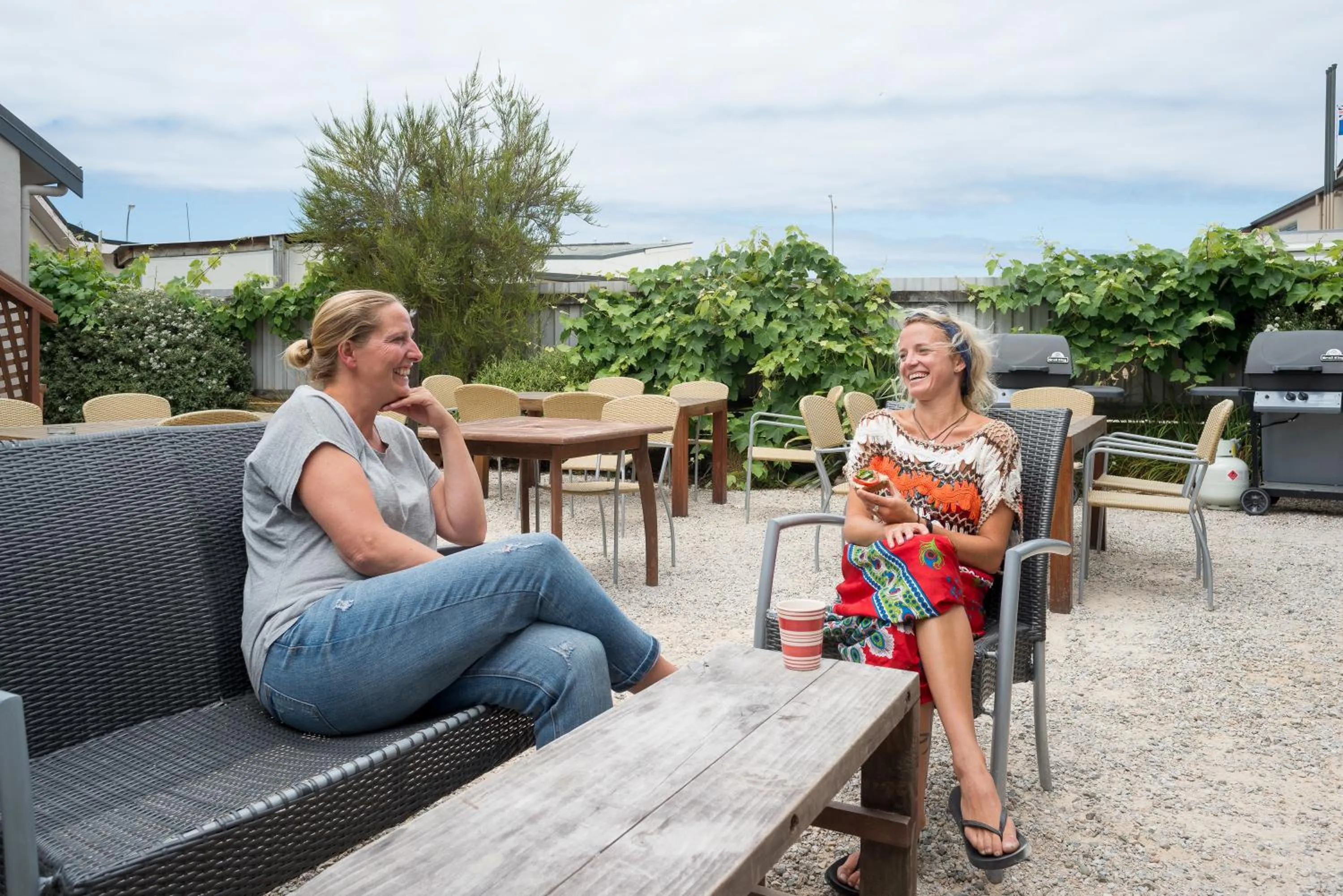 Garden in Kaiteri Lodge