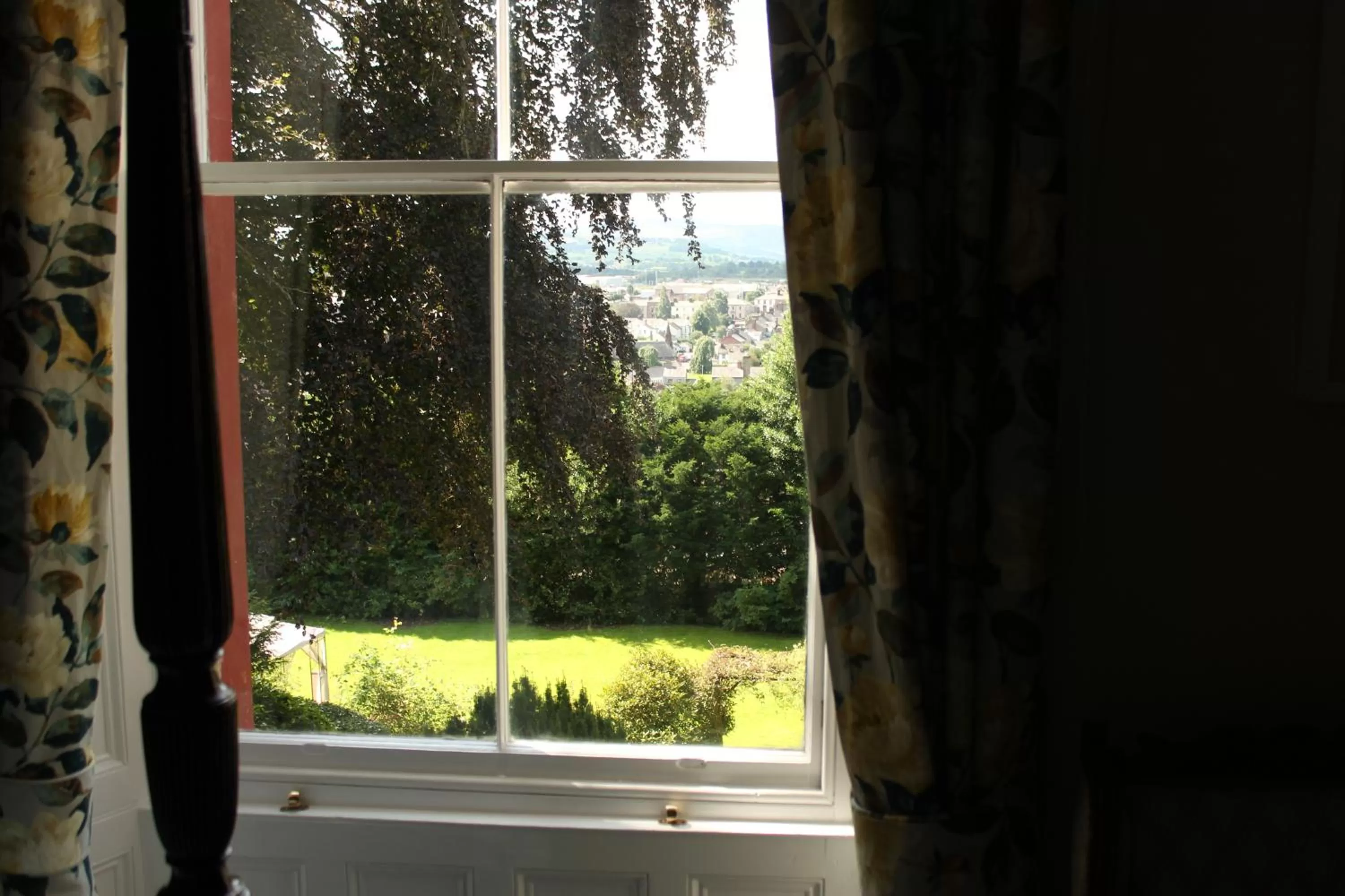 Garden view in Bank House B and B