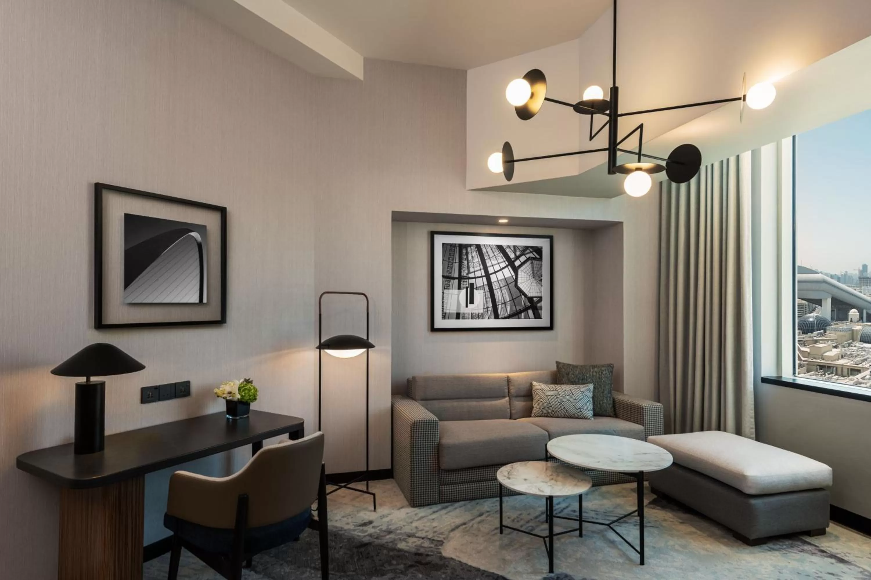 Living room in Sheraton Mall of the Emirates Hotel, Dubai