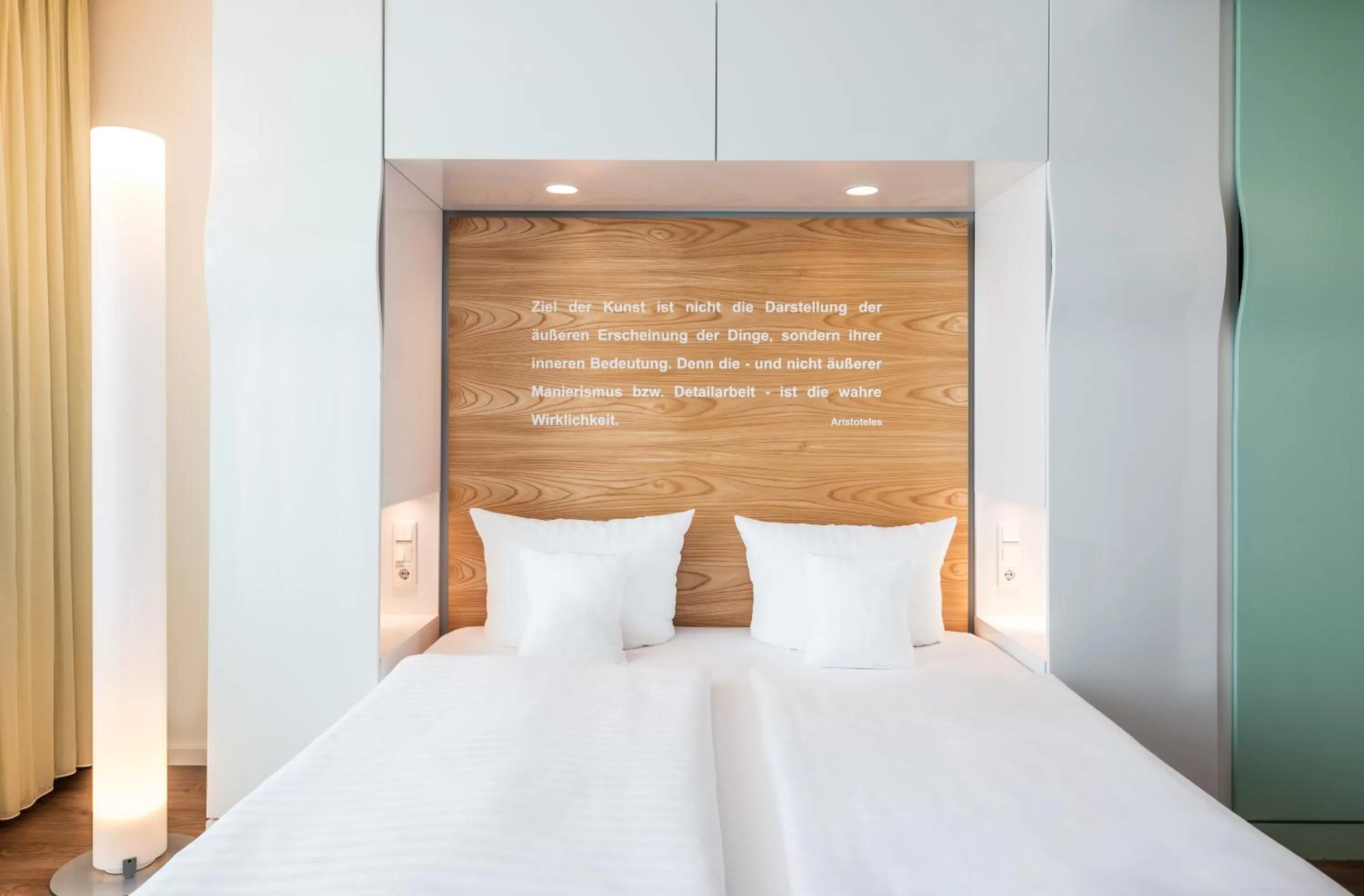 Bed in Art Hotel City Leipzig