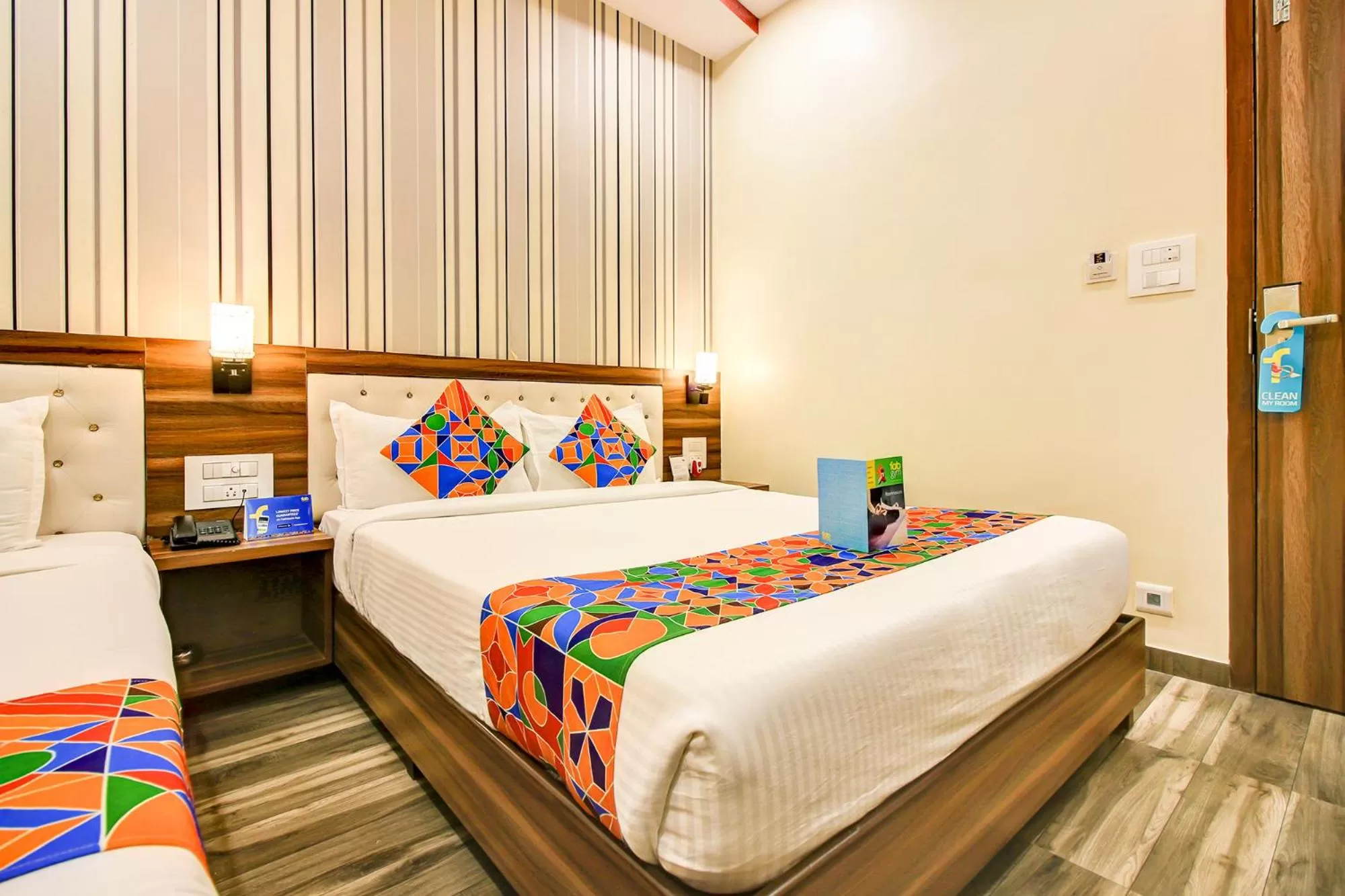 Bed in FabHotel Axis International - Nr Mumbai International Airport
