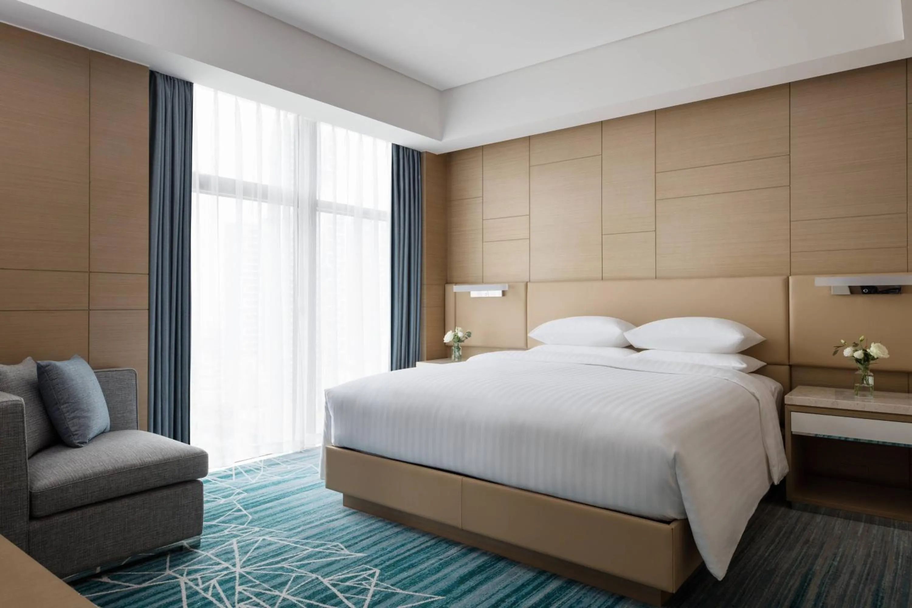 Bedroom, Bed in Courtyard by Marriott Shunde Longjiang