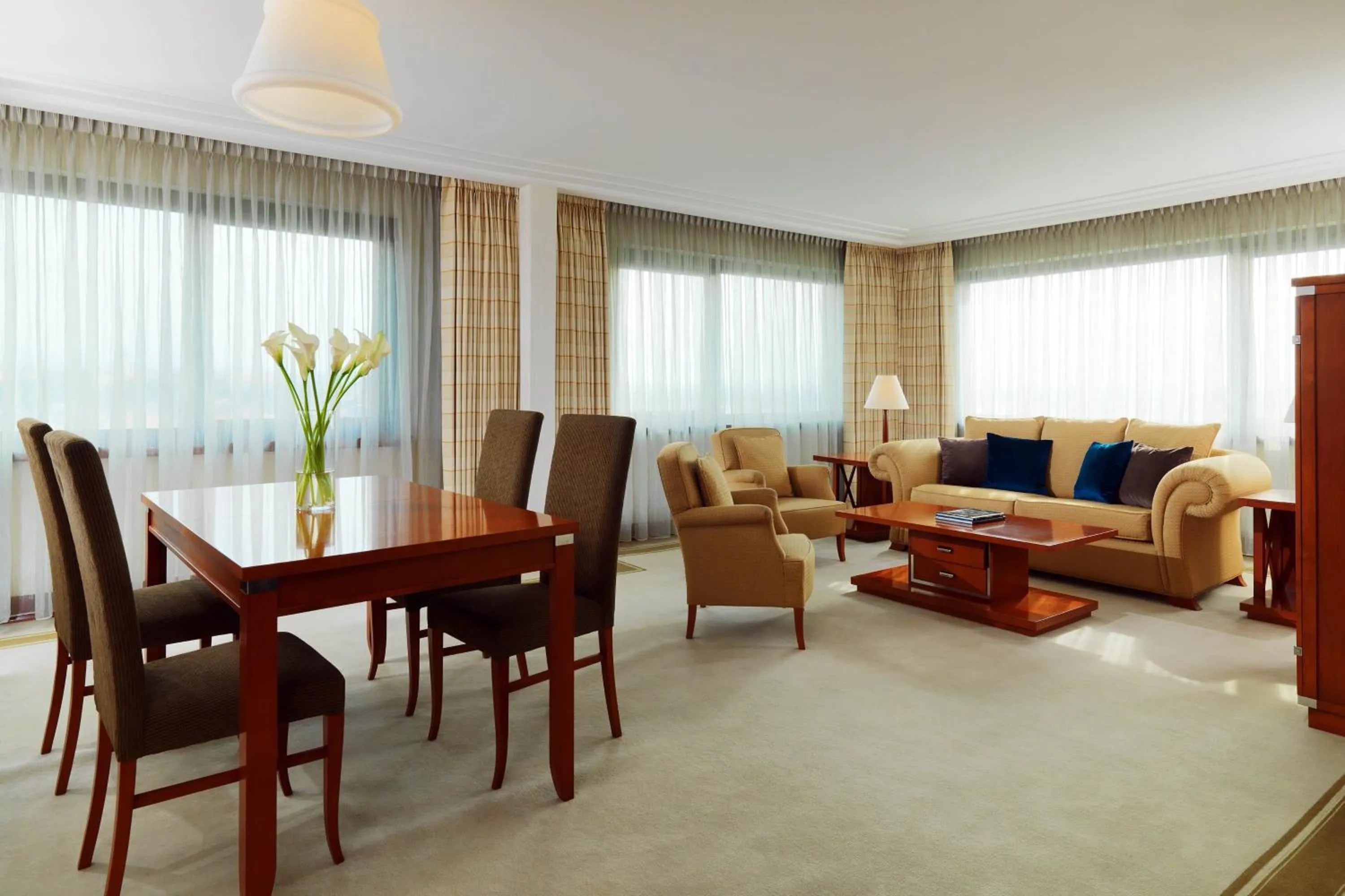 Living room in The Westin Zagreb