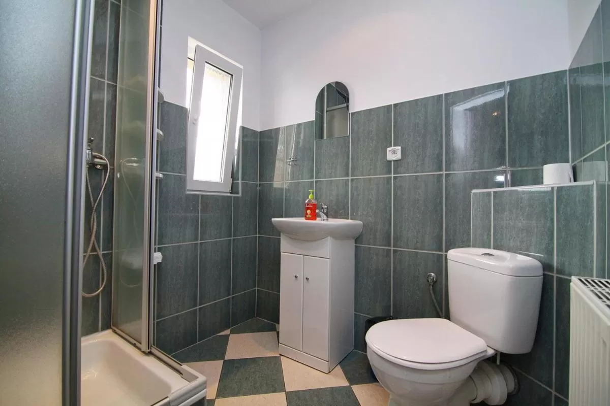 Bathroom in Noclegi Europa