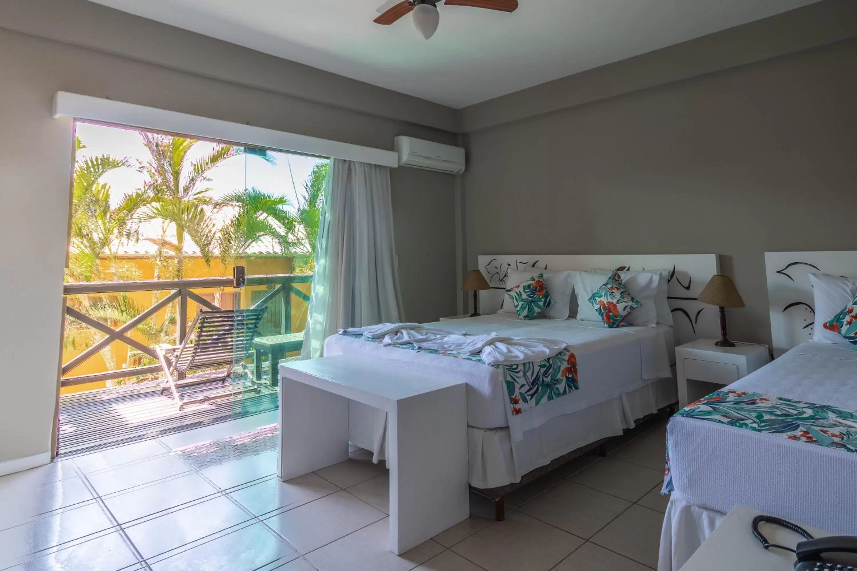 Bed in Hotel Pousada Brava Club