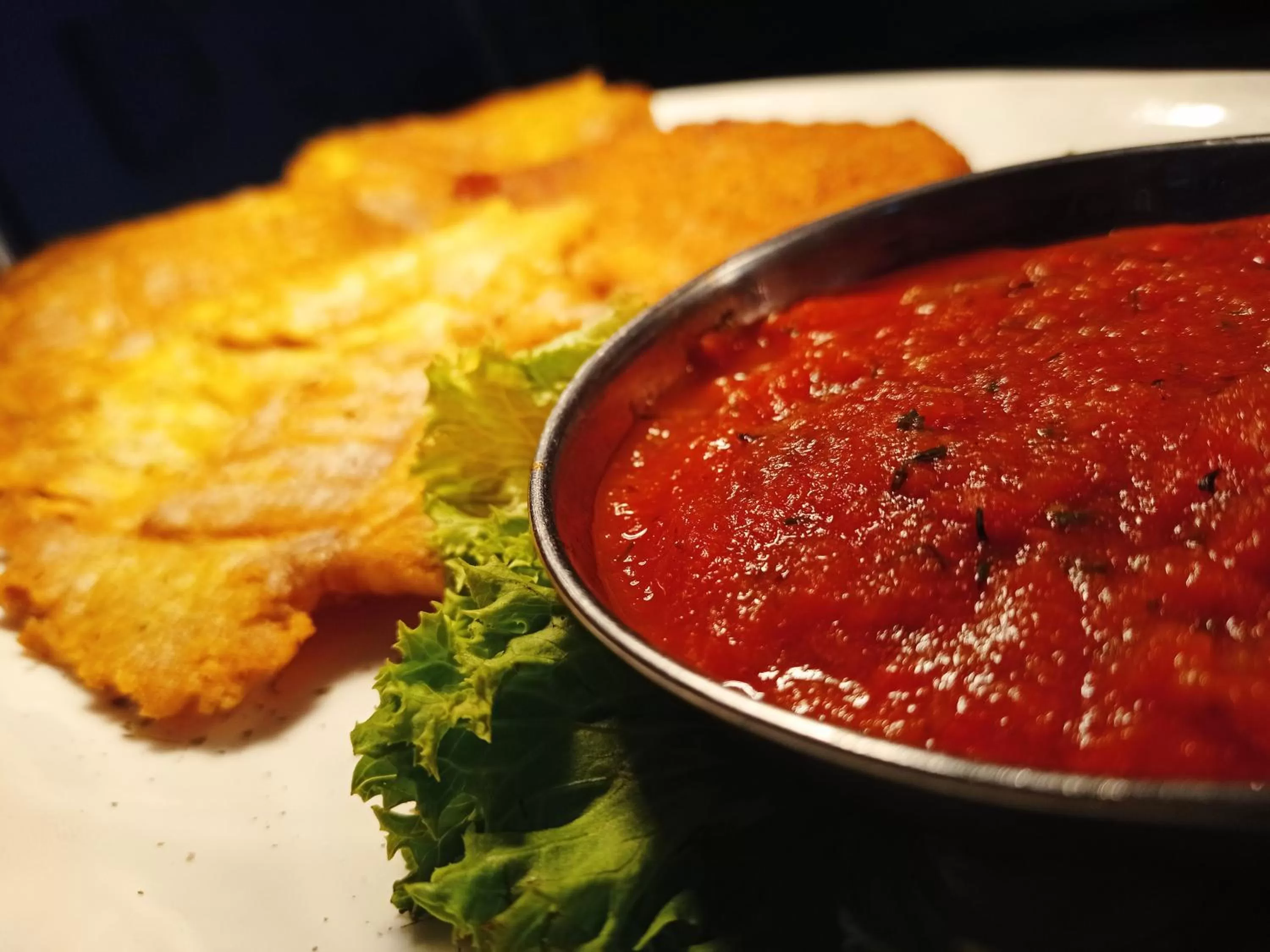 Food in Hotel Refugio Pozo Azul